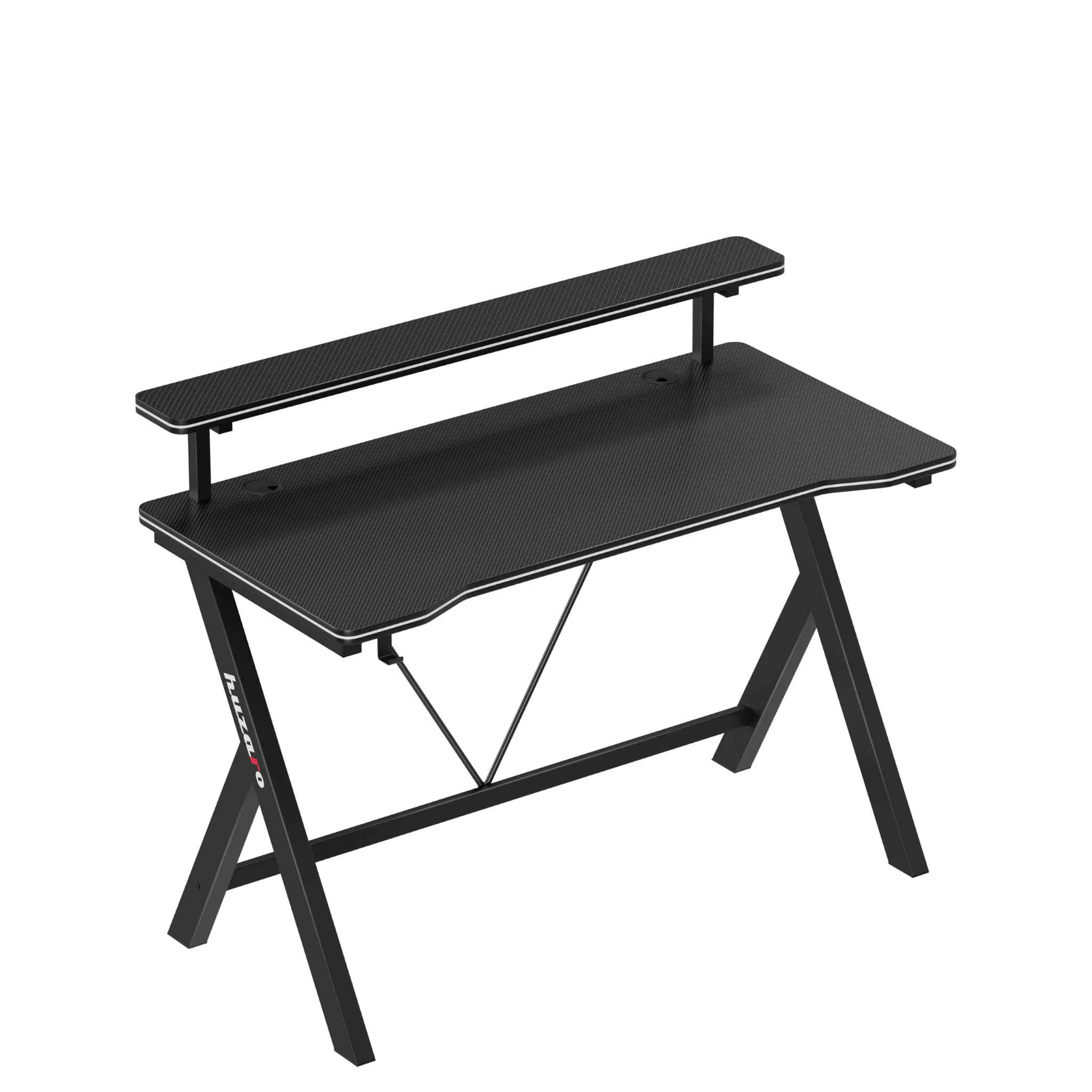Biurko gamingowe 120 cm Huzaro Hero 1.9 Black OUTLET - Image 2