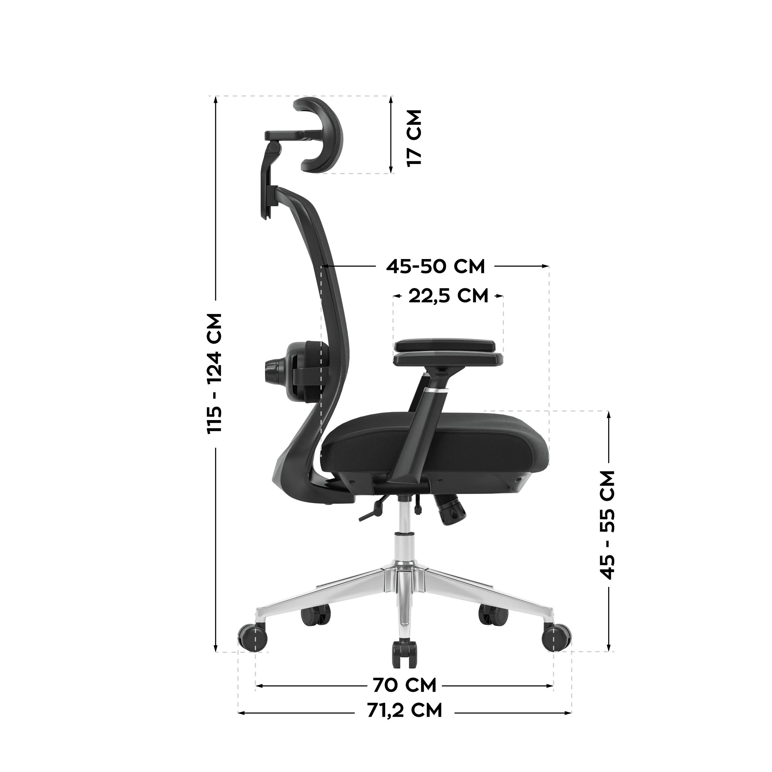 Bürostuhl mit Massage Mark Adler Leadpro 6.0 Black - Image 17