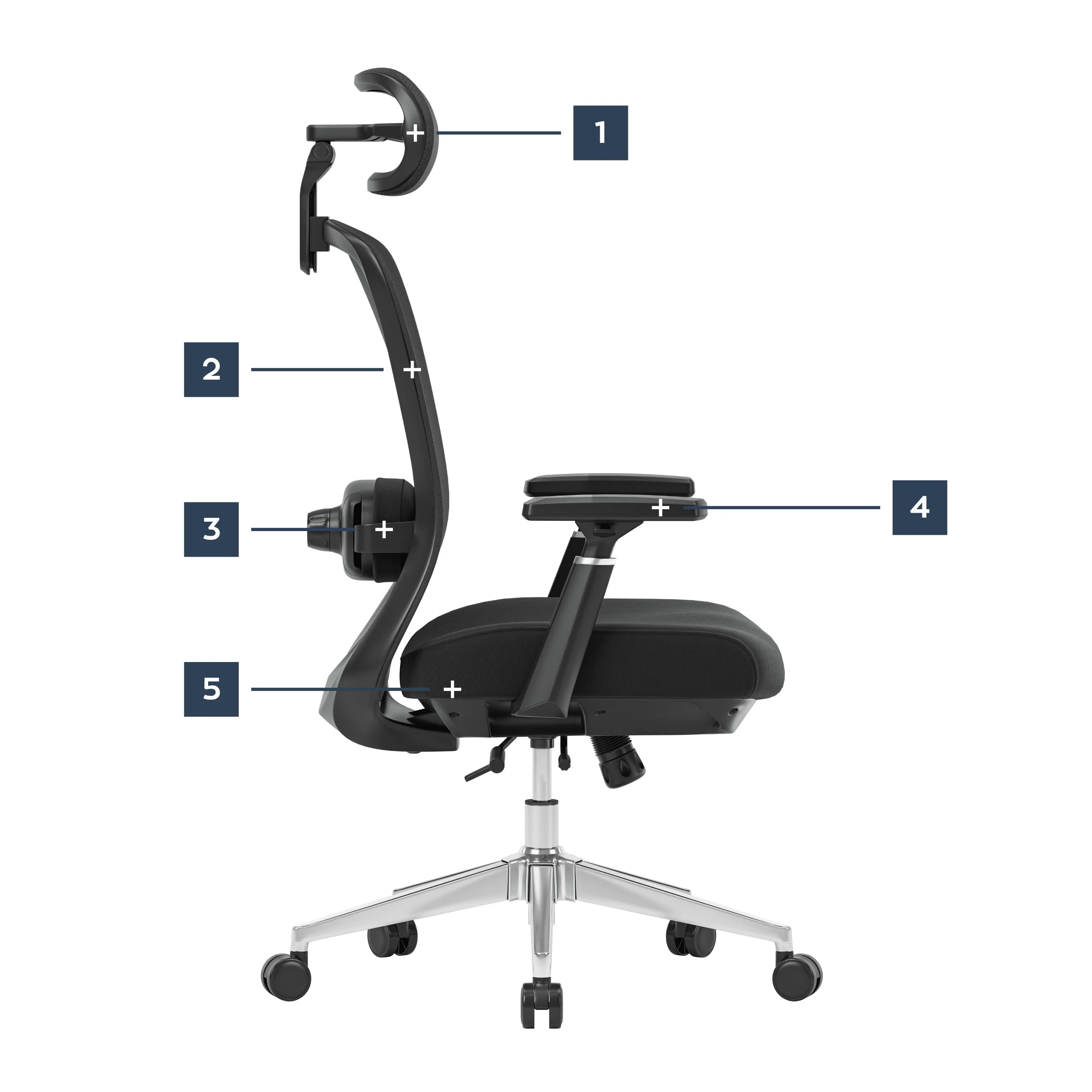 Bürostuhl mit Massage Mark Adler Leadpro 6.0 Black - Image 18