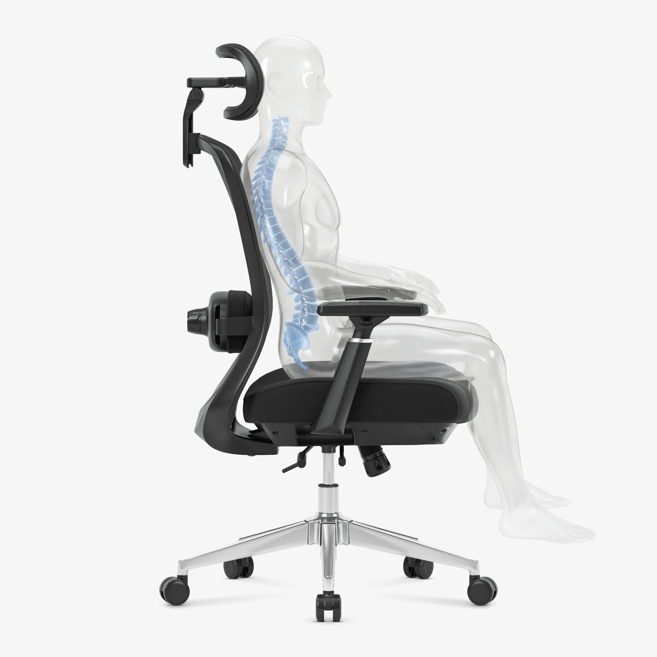 Bürostuhl mit Massage Mark Adler Leadpro 6.0 Black - Image 9