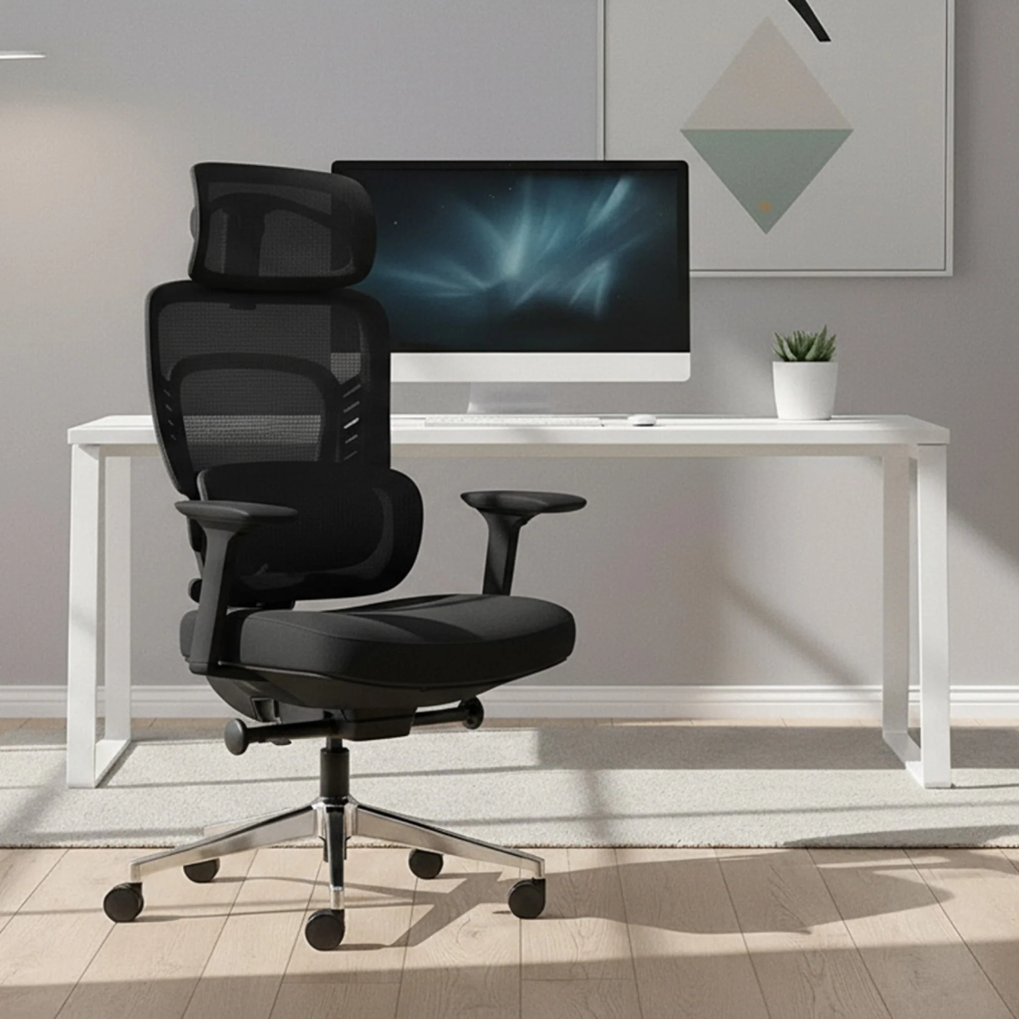Bürostuhl mit Massagefunktion Mark Adler Visioner 6.1 Schwarz - Image 2