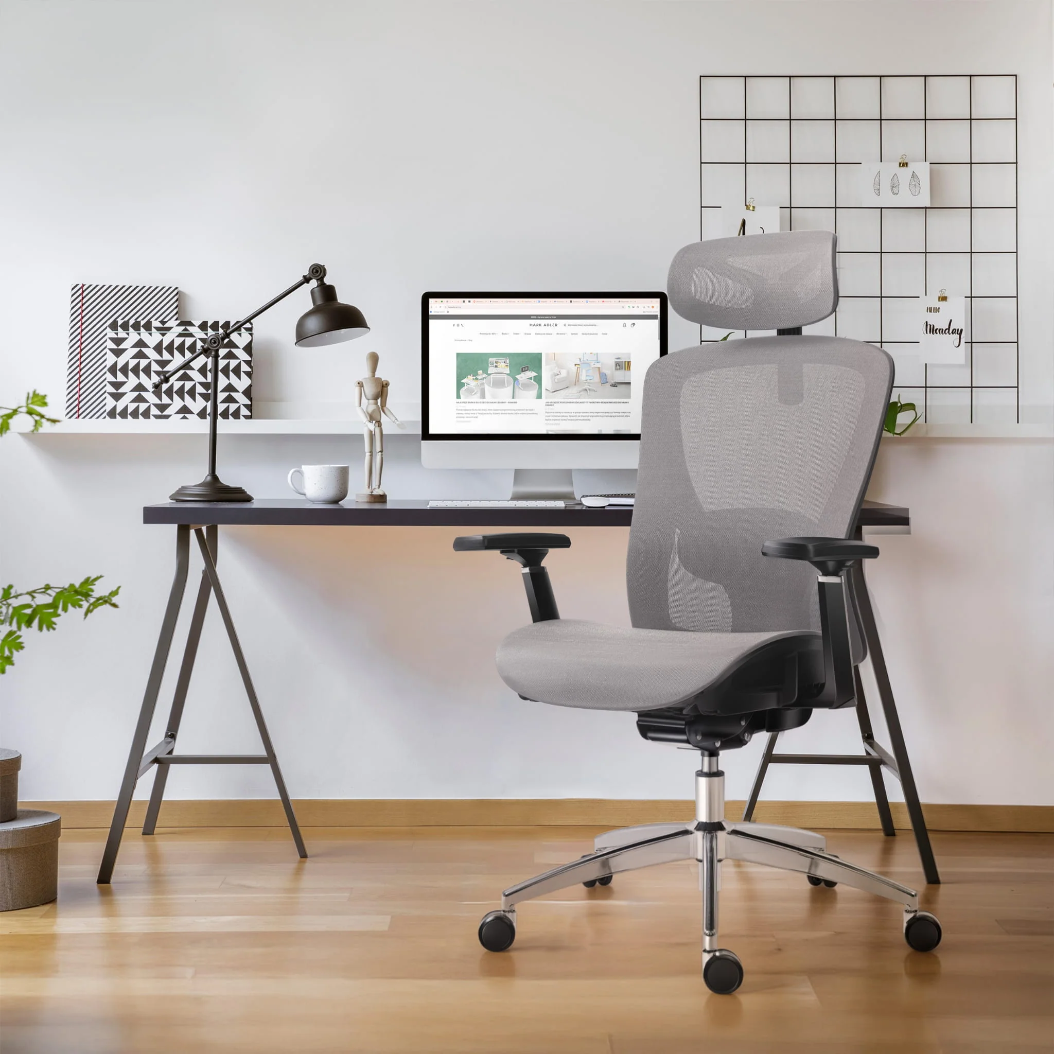 Bürostühl Expert 5.3 Grey Mesh - Image 4