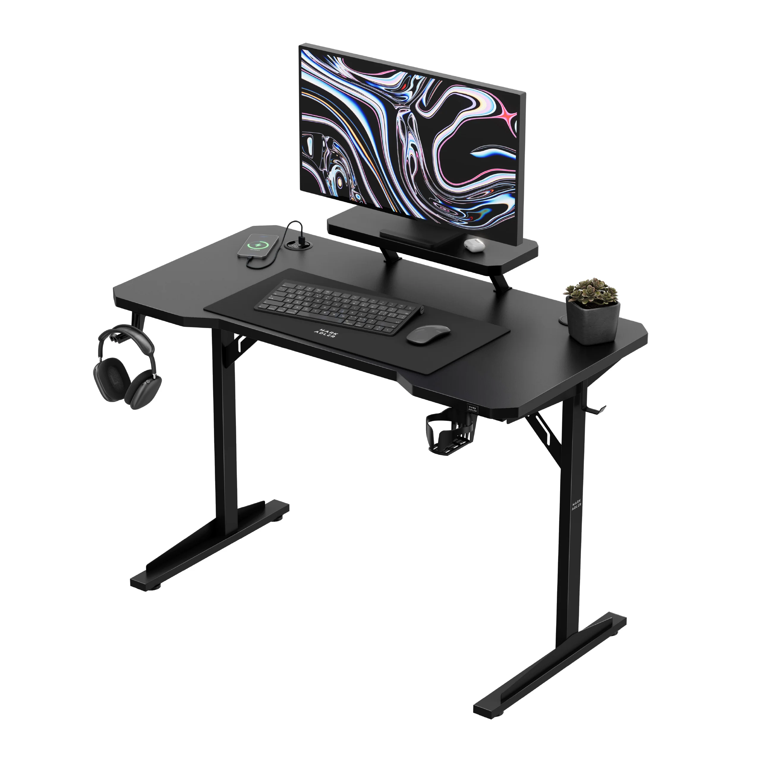 Computerschreibtisch mit Regal Mark Adler Leader 5.1 Black 115 cm - Image 17