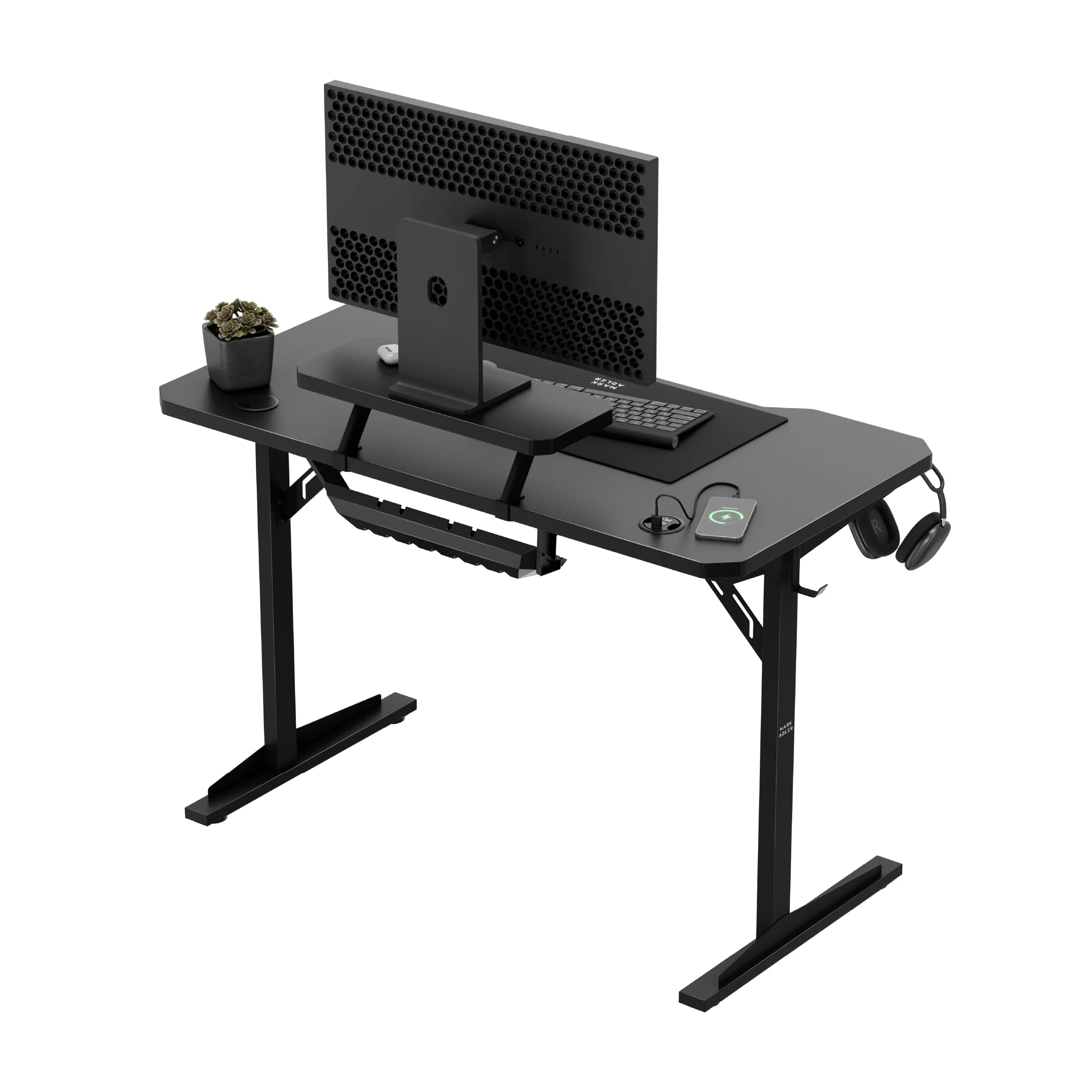 Computerschreibtisch mit Regal Mark Adler Leader 5.1 Black 115 cm - Image 22