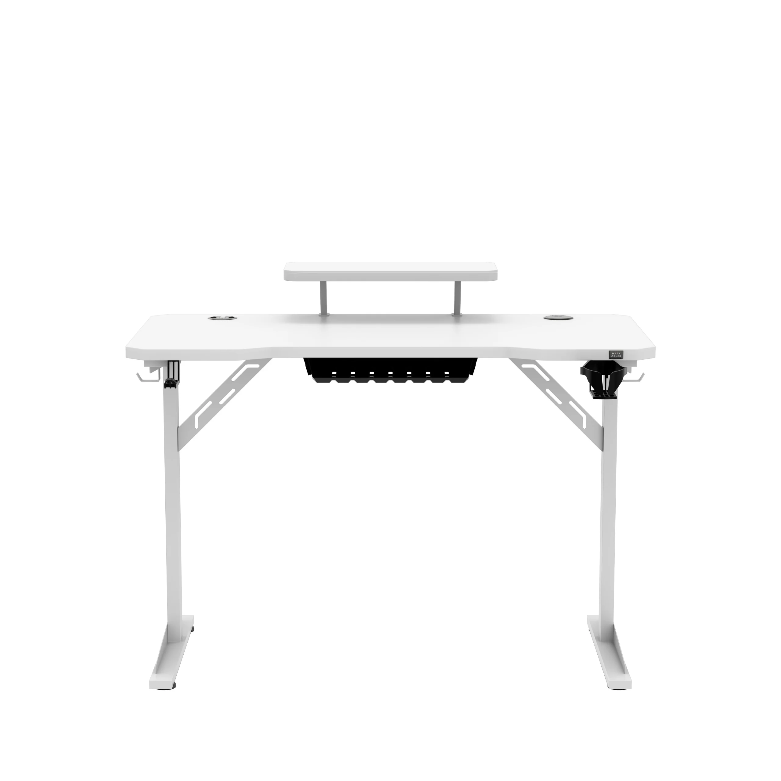 Computerschreibtisch mit Regal Mark Adler Leader 5.1 White 115 cm - Image 19