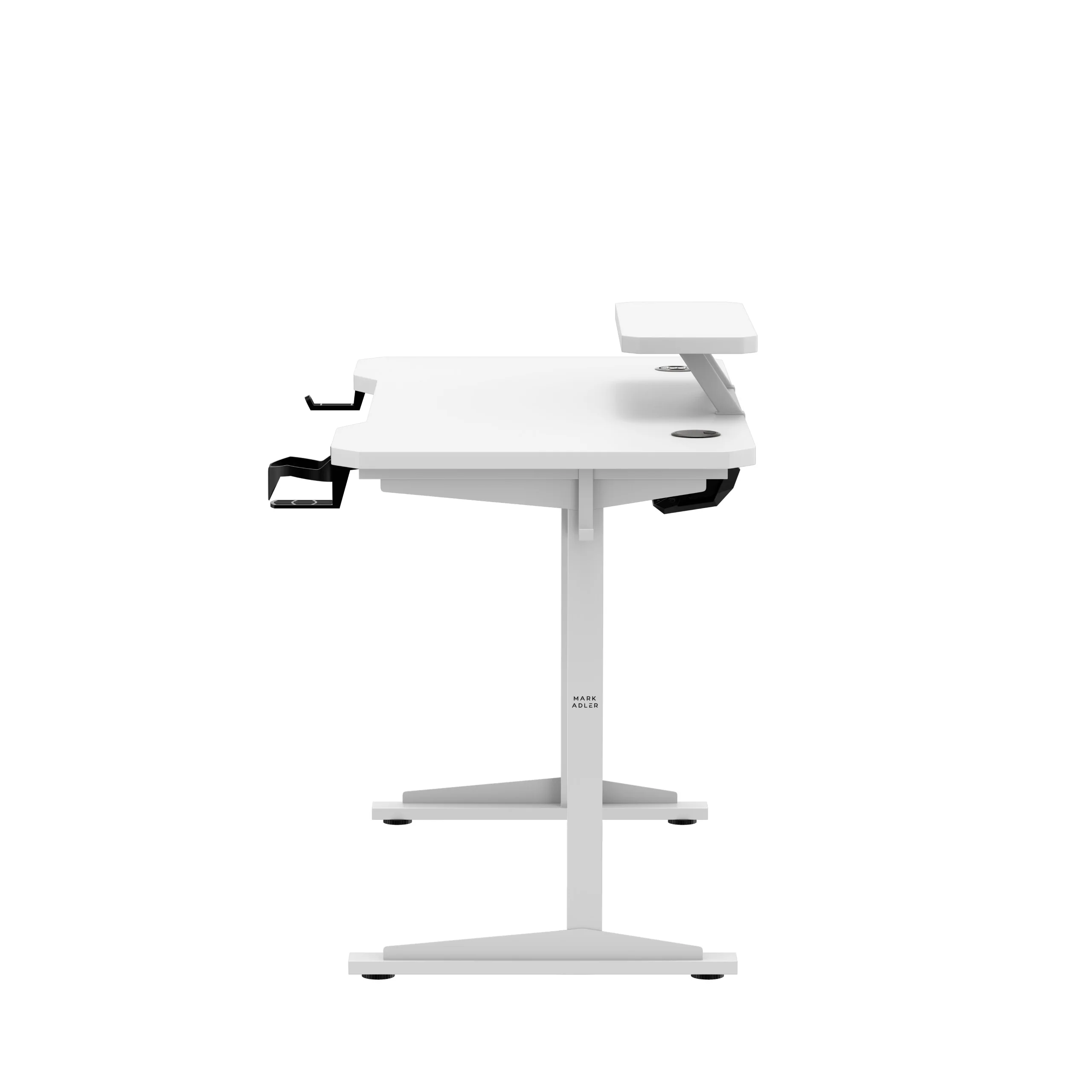 Computerschreibtisch mit Regal Mark Adler Leader 5.1 White 115 cm - Image 21