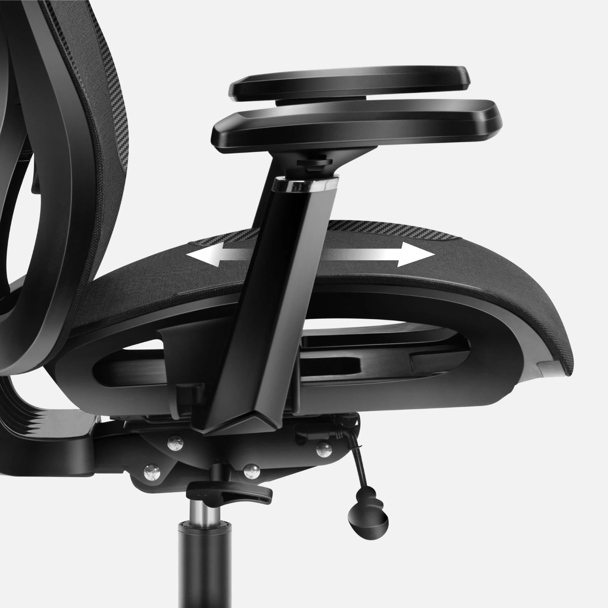 Bürostuhl Combat 7.3 Black Mesh - Image 9