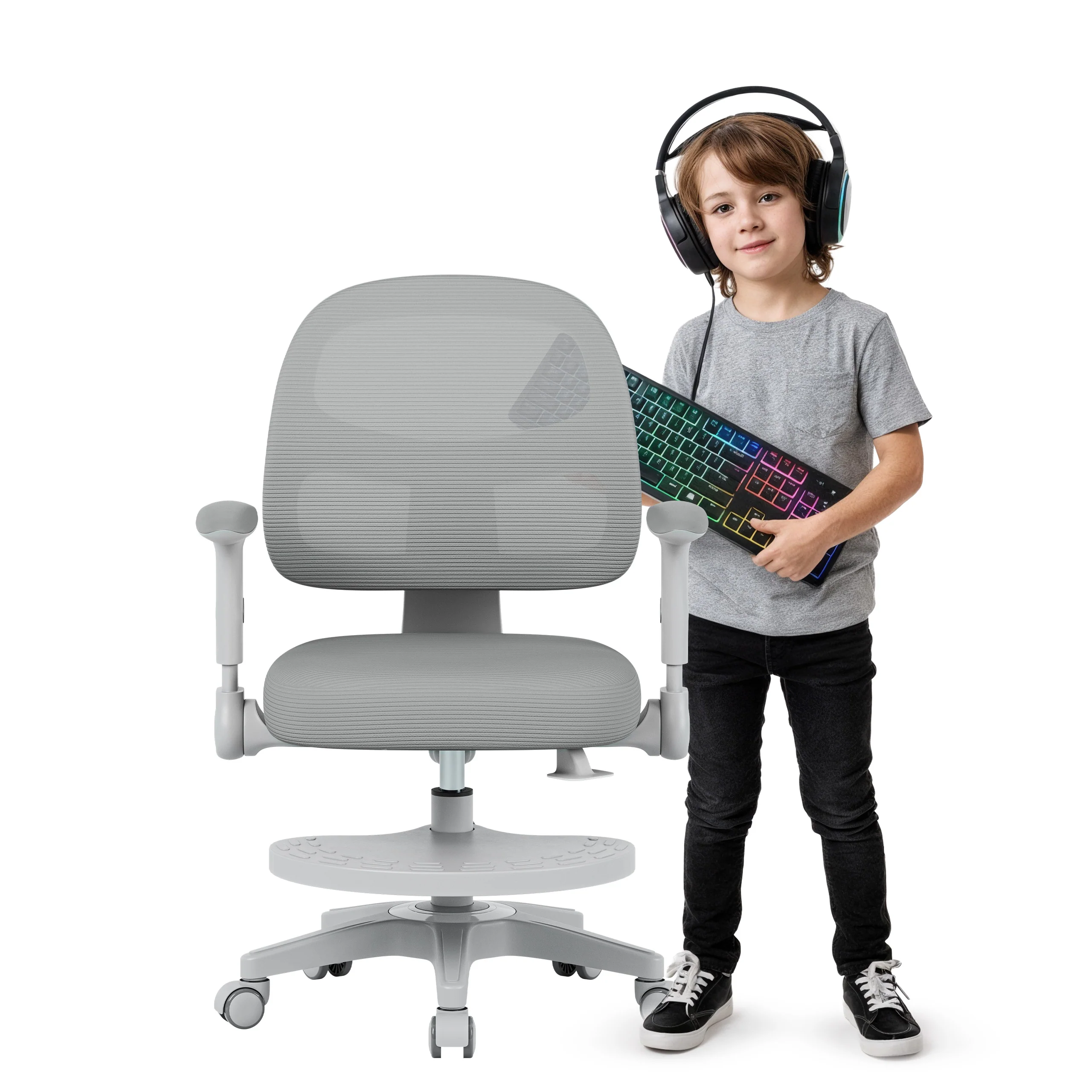 Mark Adler JUNIOR 5.0 Grau Drehstuhl