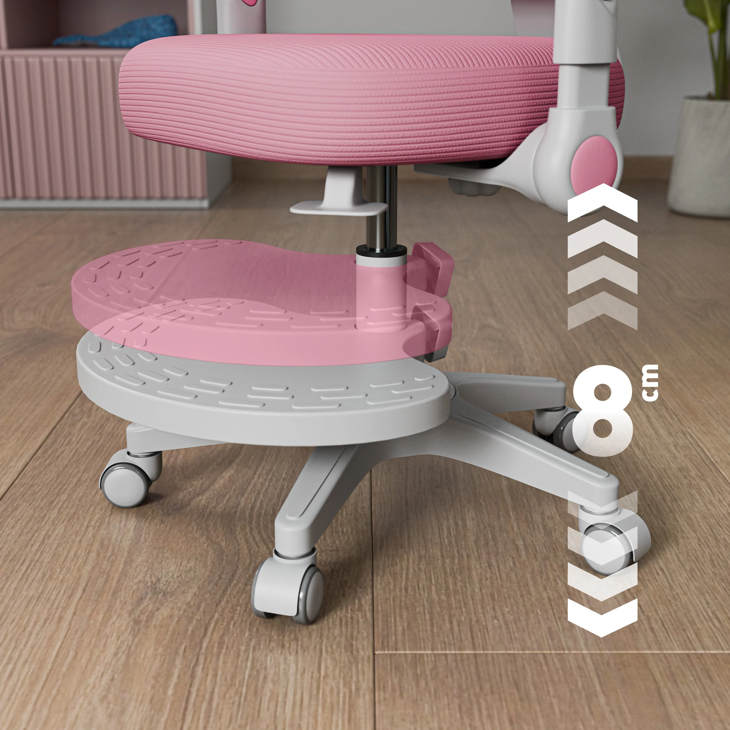 Mark Adler JUNIOR 5.0 Rosa Drehstuhl - Image 3