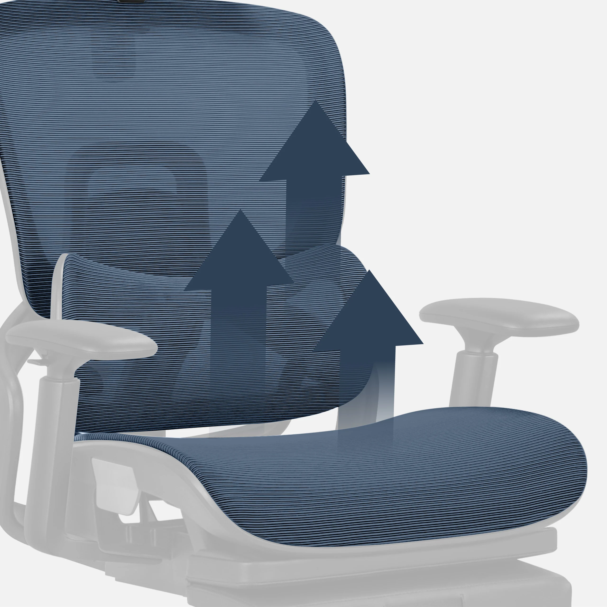 Ergonomischer Bürostuhl mit Fußstütze Mark Adler Expert 9.3 Schwarz - Image 6