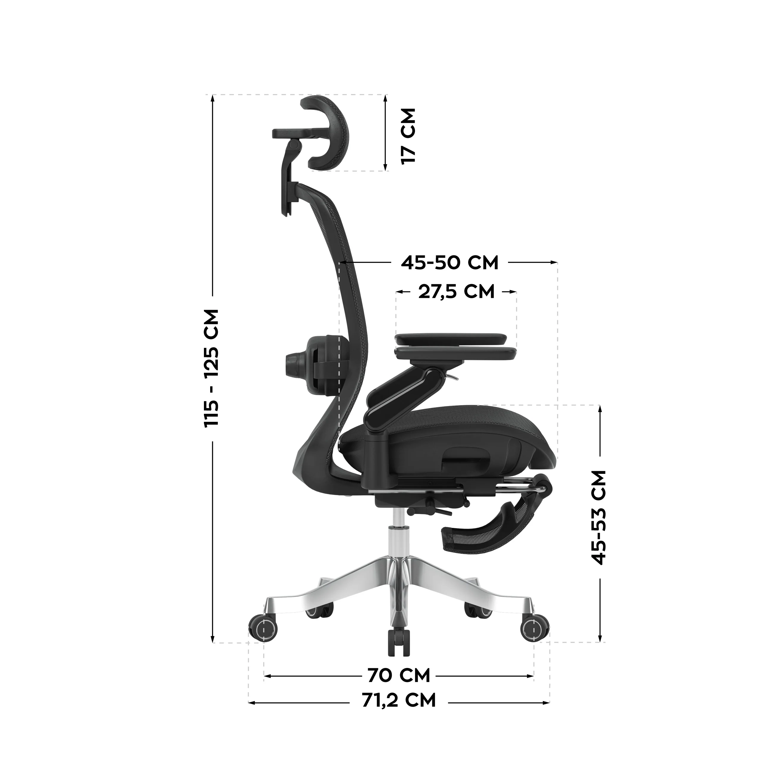 Ergonomischer Massagesessel Mark Adler Leadpro 8.7 Black - Image 15