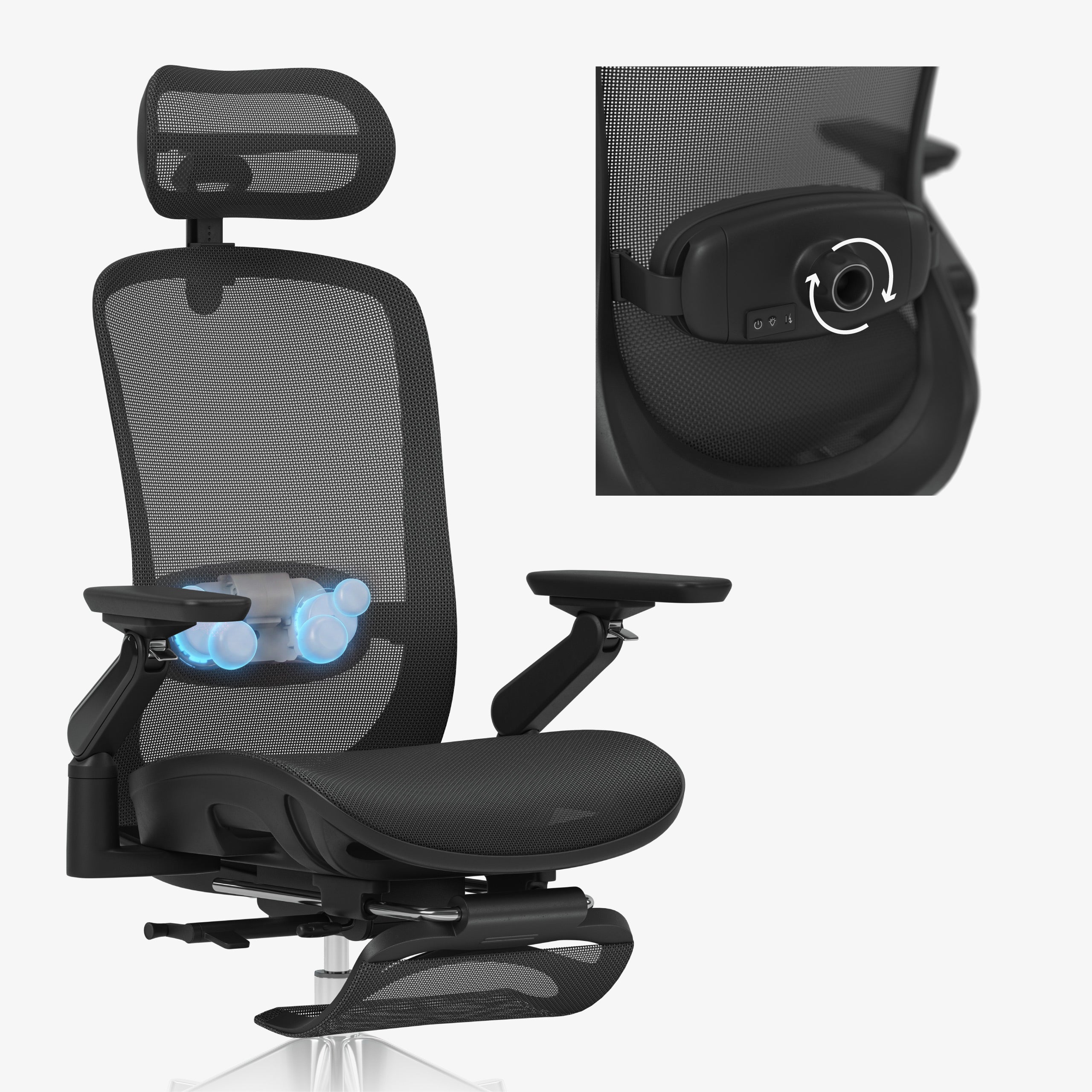 Ergonomischer Massagesessel Mark Adler Leadpro 8.7 Black - Image 5
