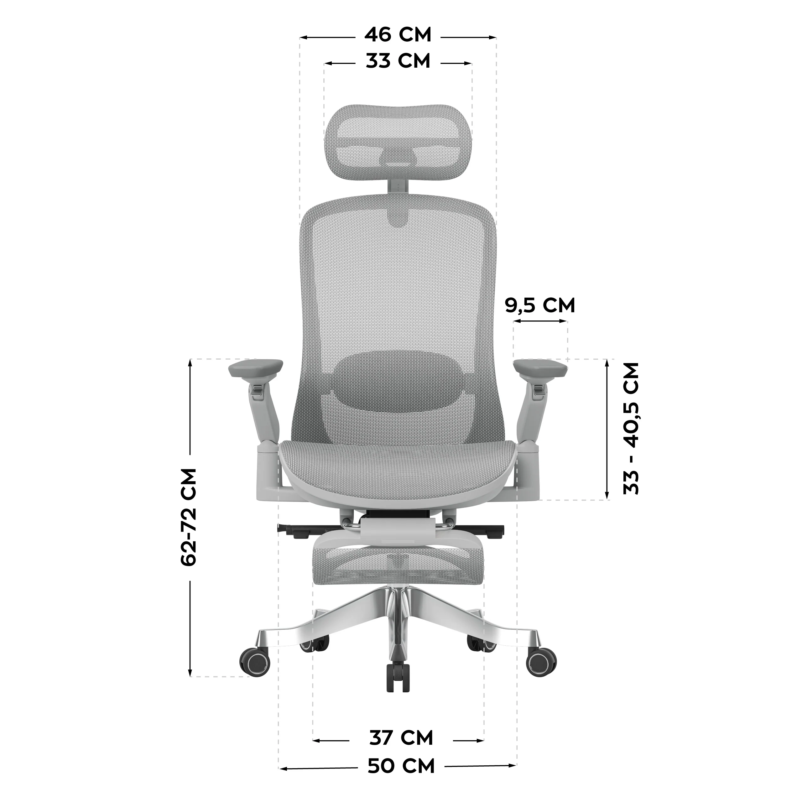 Ergonomischer Massagesessel Mark Adler Leadpro 8.7 Grey - Image 15