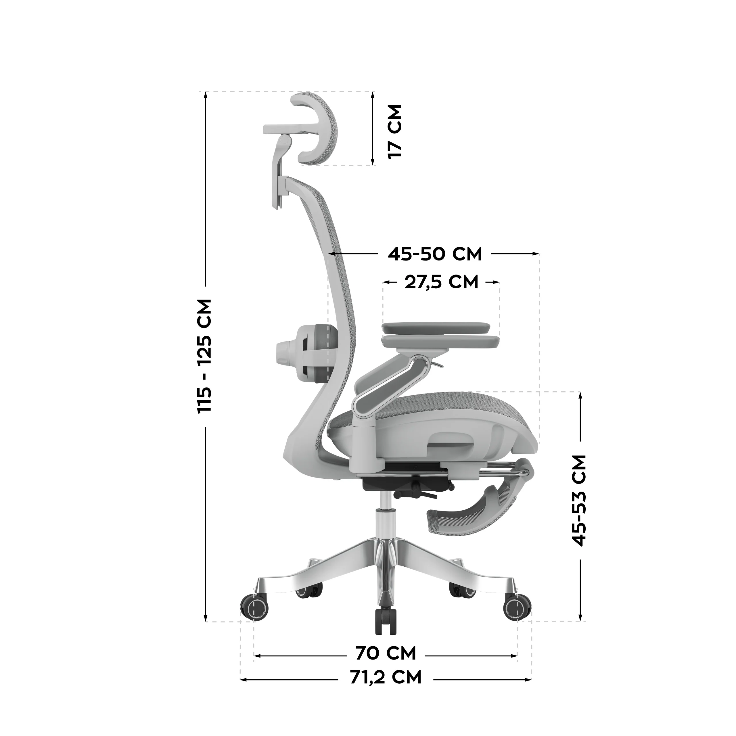 Ergonomischer Massagesessel Mark Adler Leadpro 8.7 Grey - Image 16
