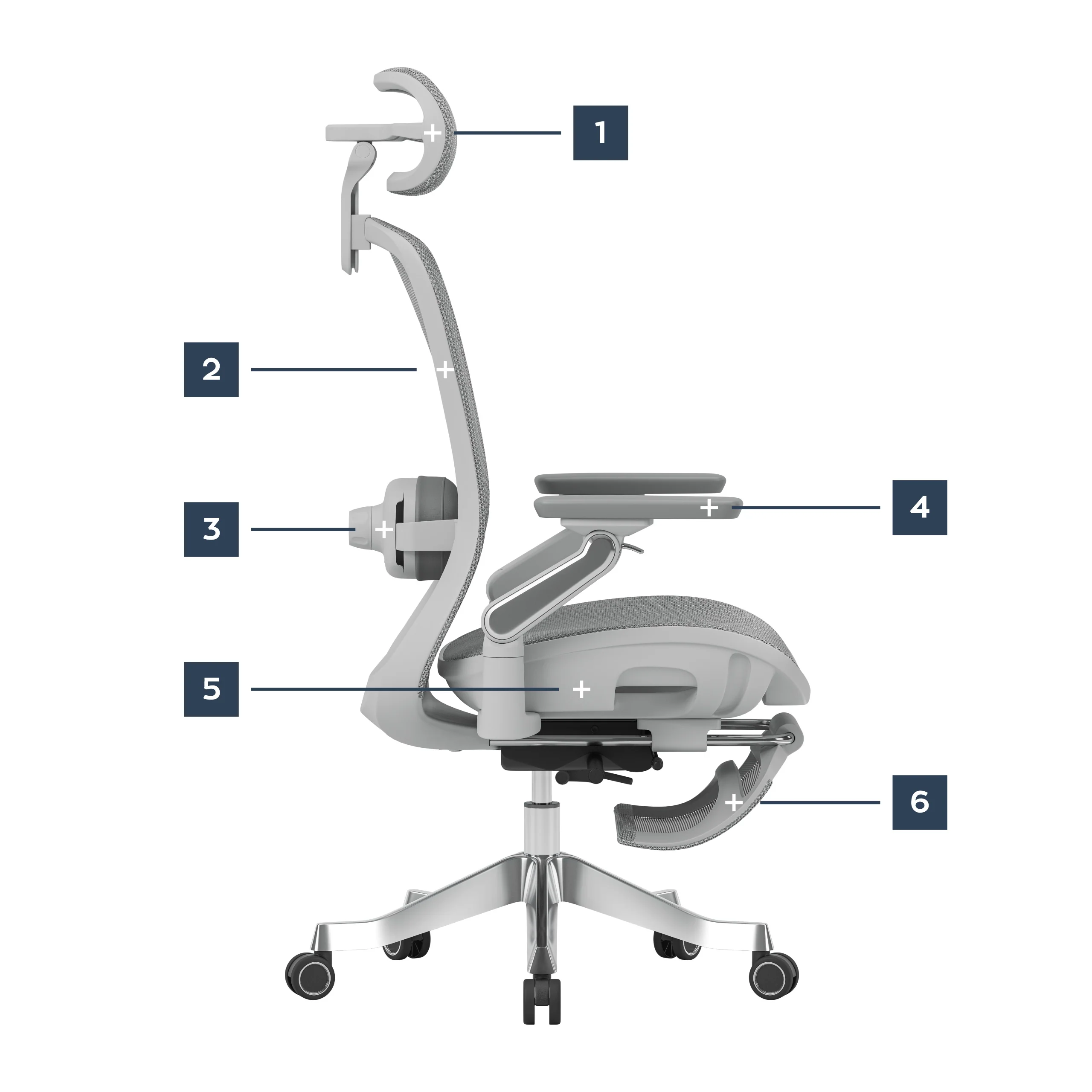 Ergonomischer Massagesessel Mark Adler Leadpro 8.7 Grey - Image 18