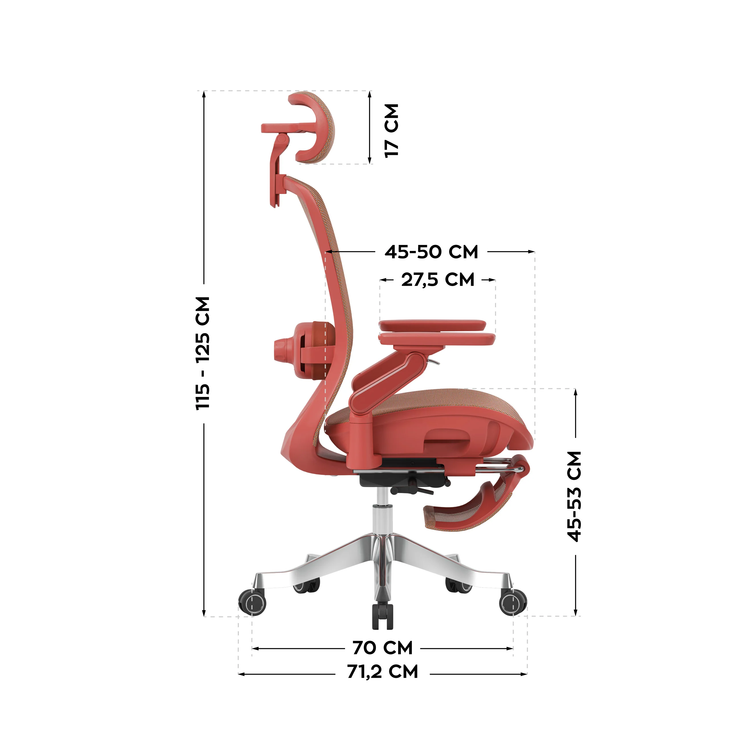 Ergonomischer Massagesessel Mark Adler Leadpro 8.7 Rot - Image 12