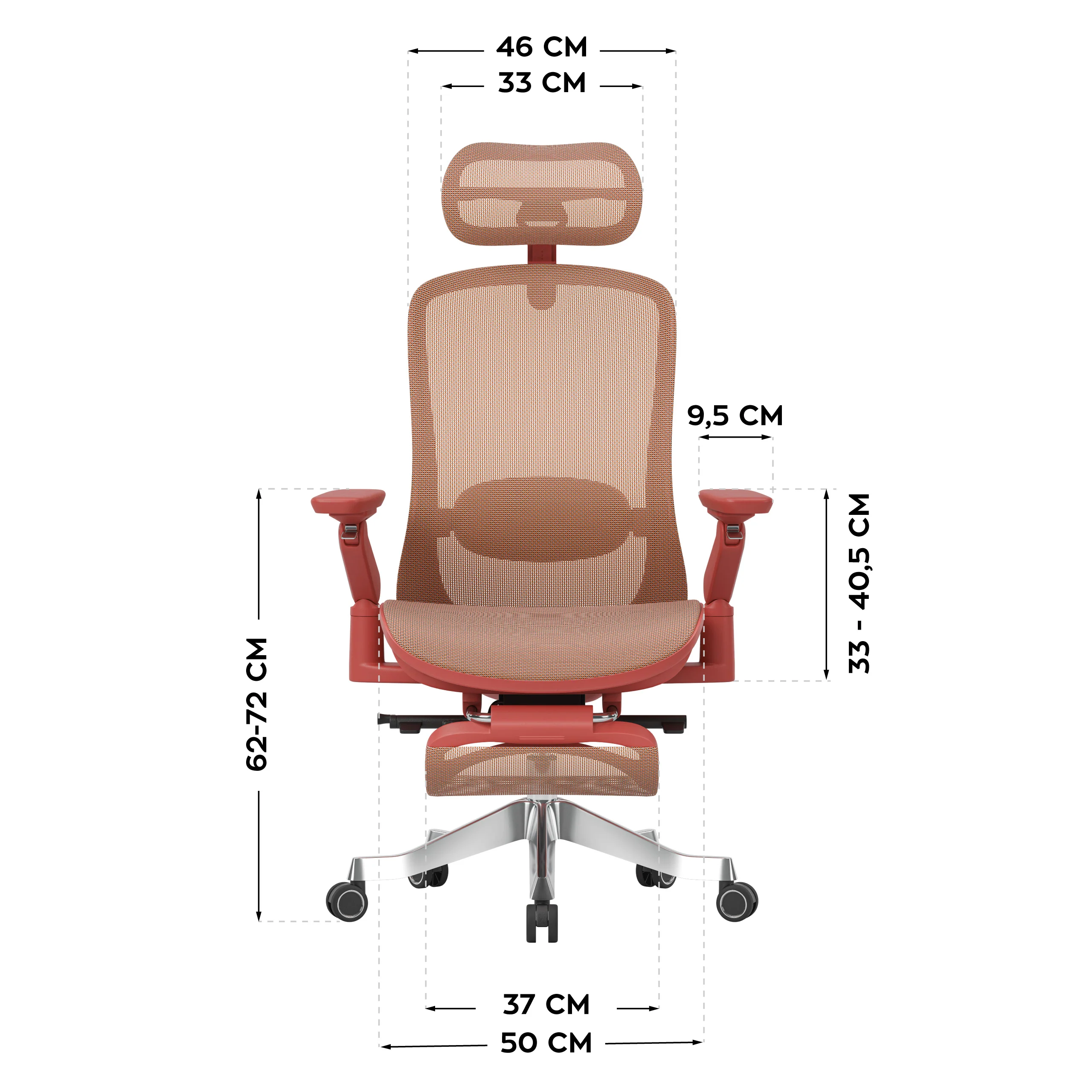 Ergonomischer Massagesessel Mark Adler Leadpro 8.7 Rot - Image 13