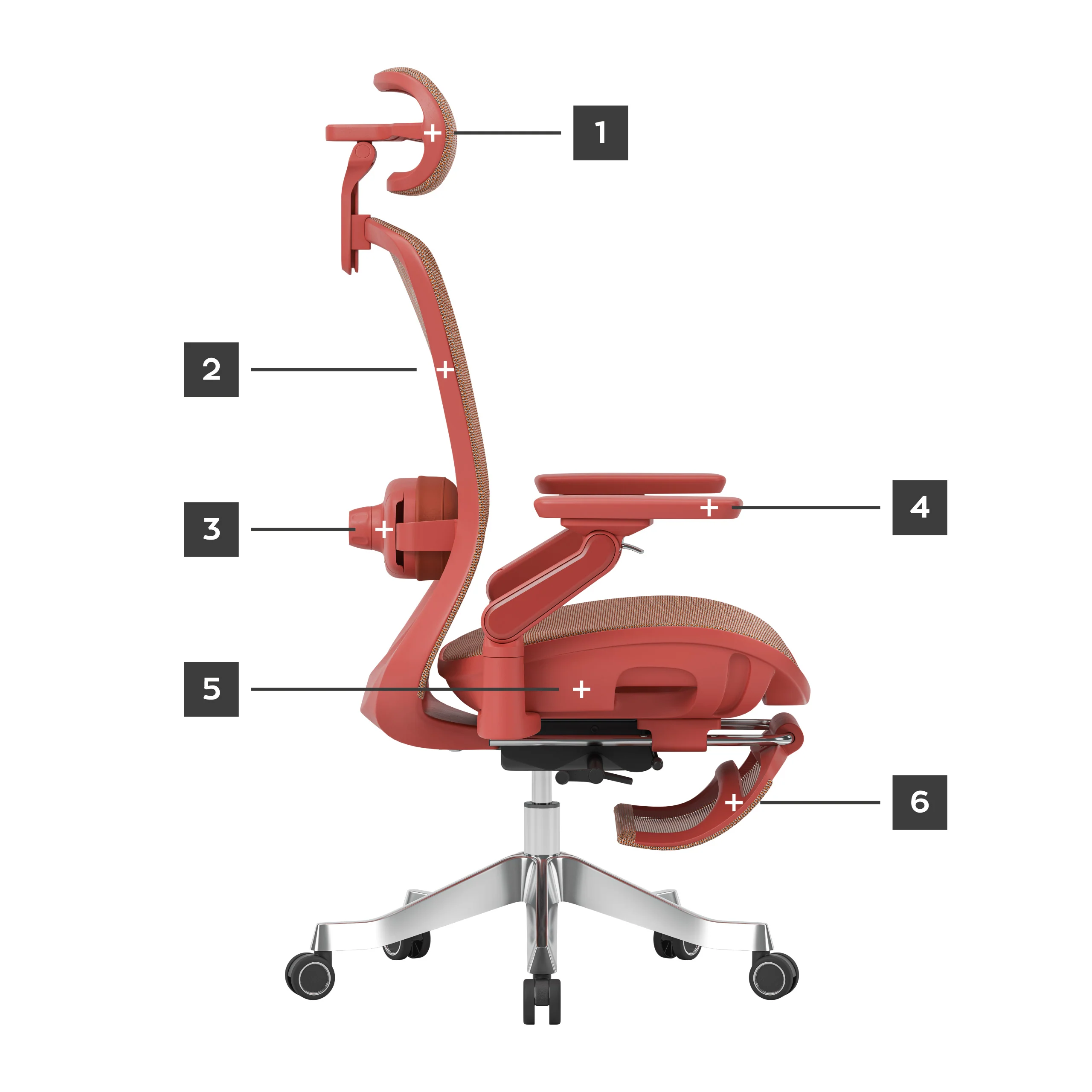 Ergonomischer Massagesessel Mark Adler Leadpro 8.7 Rot - Image 16