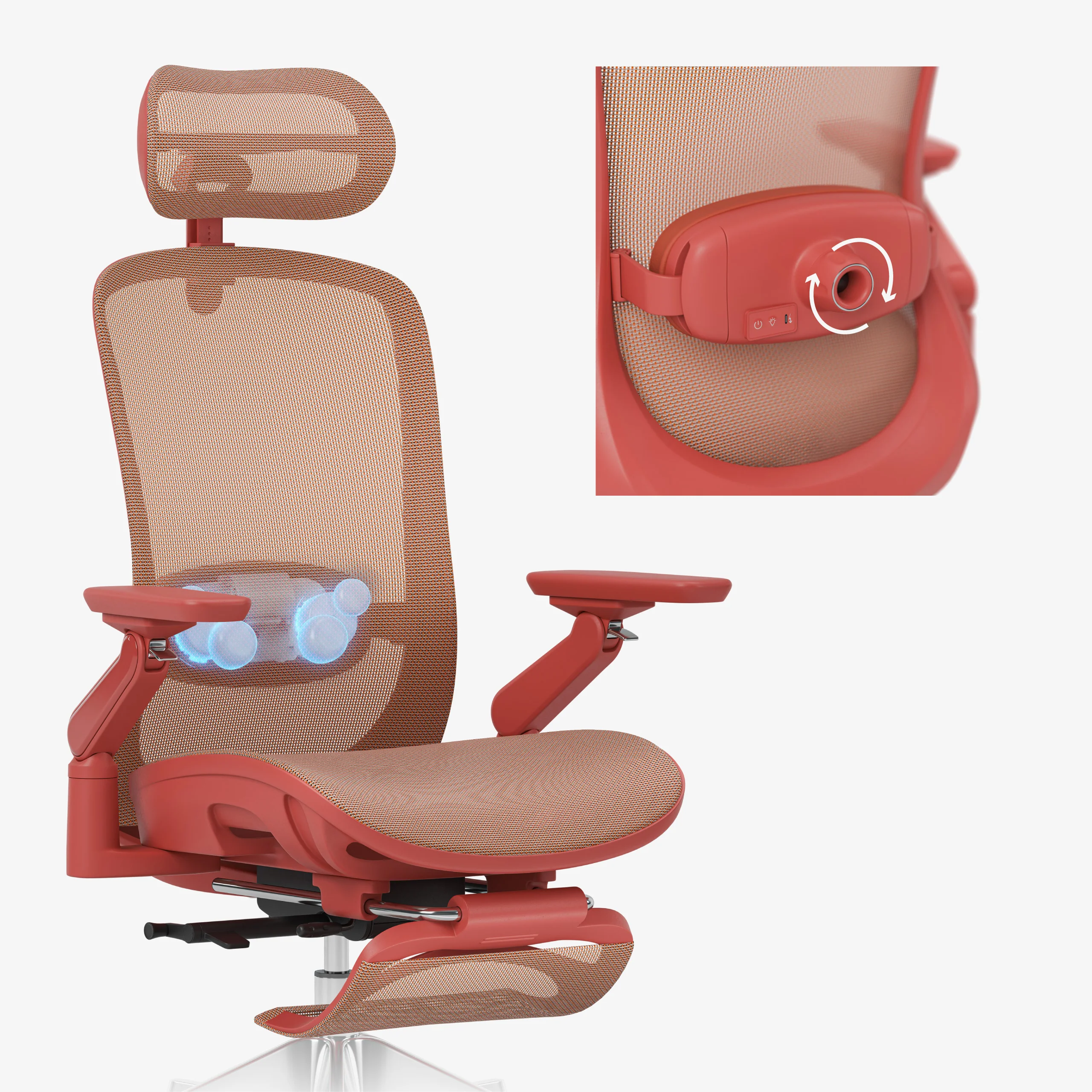 Ergonomischer Massagesessel Mark Adler Leadpro 8.7 Rot - Image 5