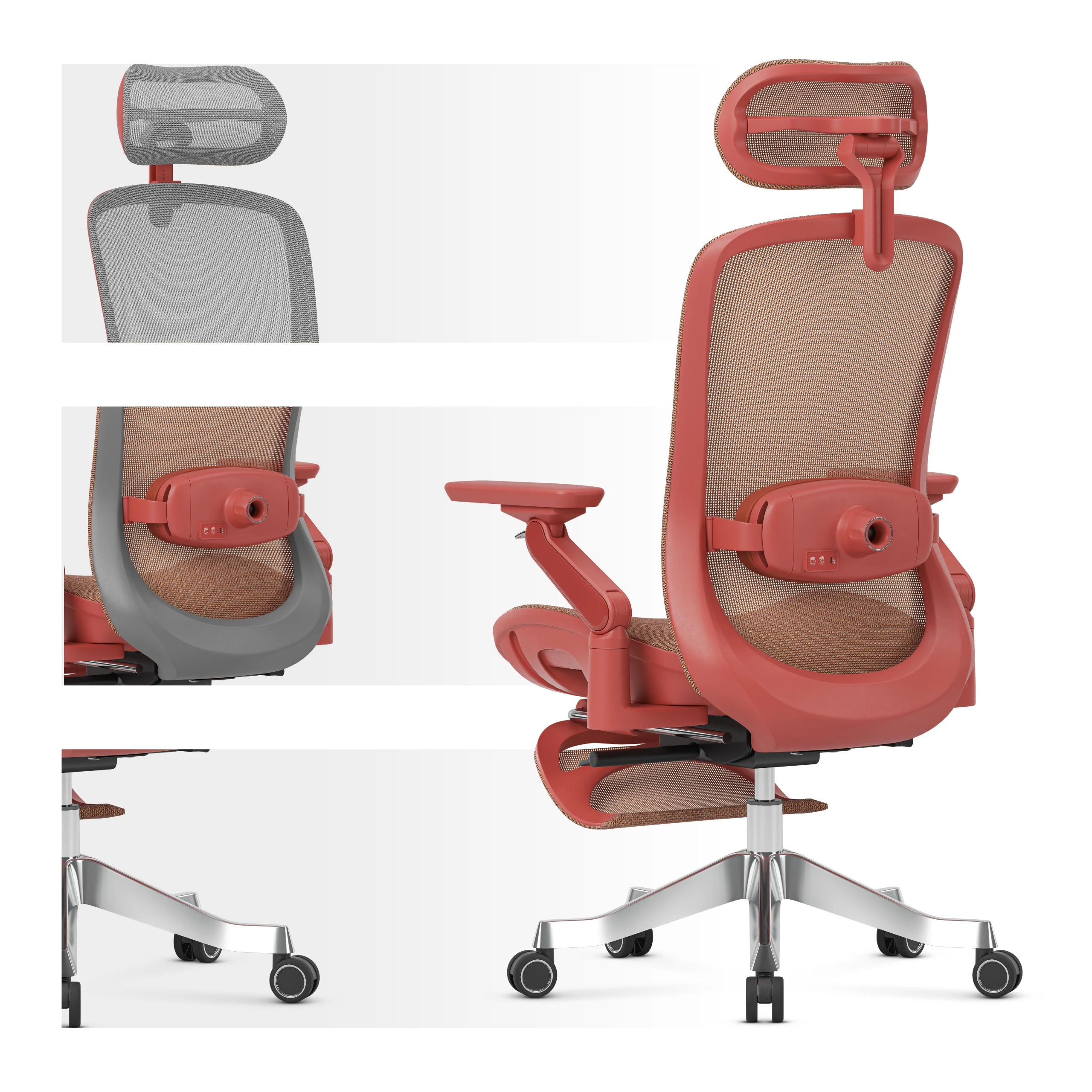 Ergonomischer Massagesessel Mark Adler Leadpro 8.7 Rot - Image 7