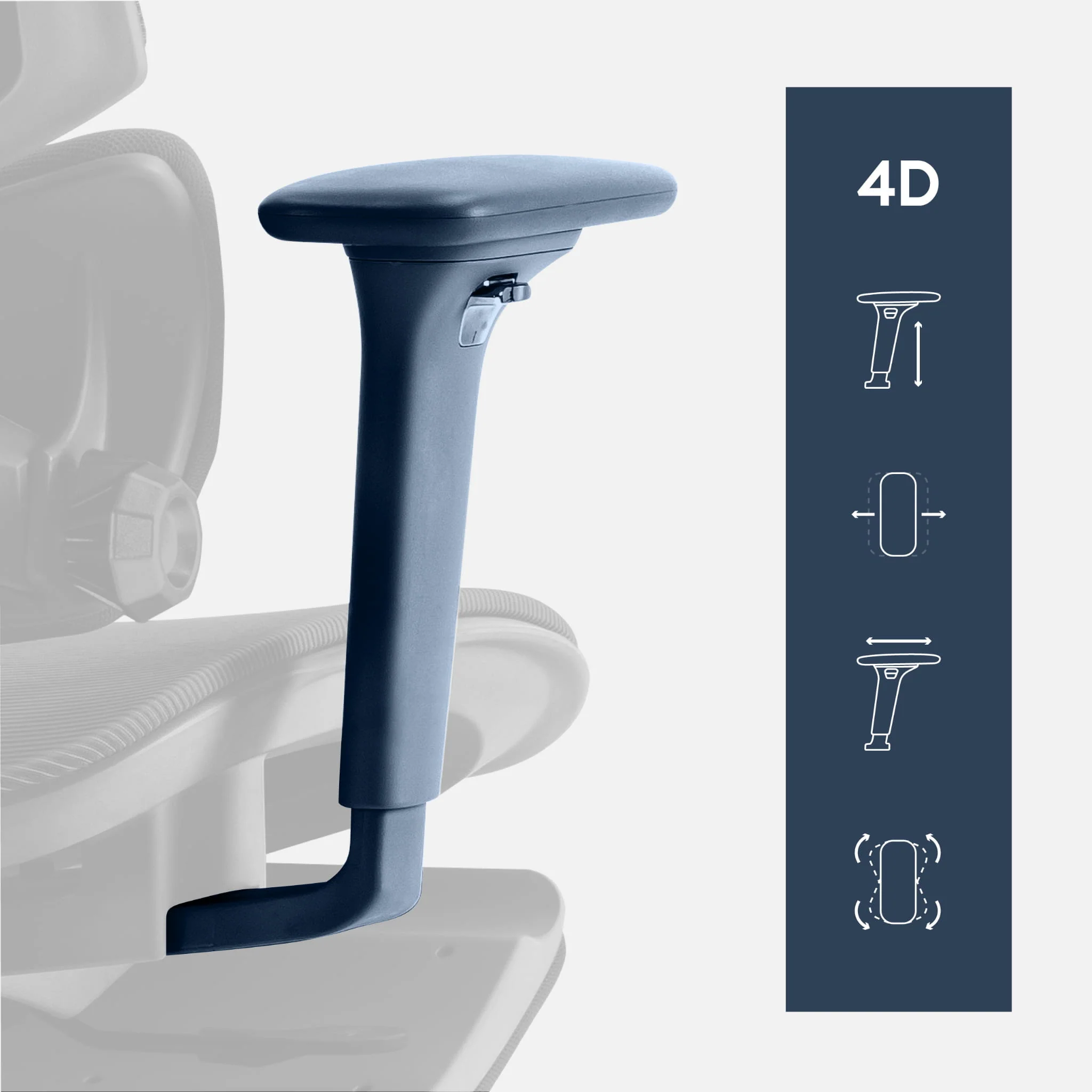 Ergonomischer Stuhl Mark Adler Expert 8.7 Schwarz Mesh - Image 6
