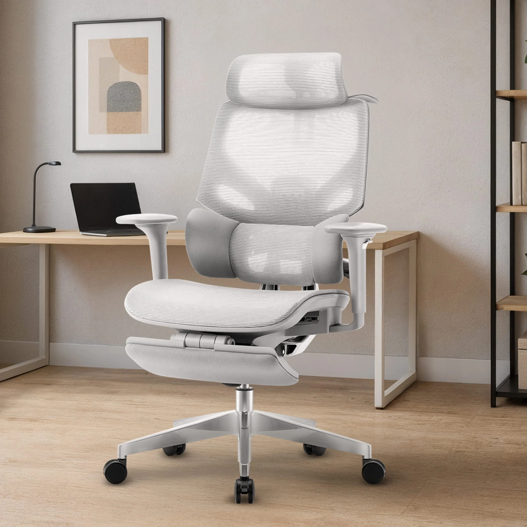 Ergonomischer Stuhl Mark Adler Expert 8.7 Grau Mesh - Image 13