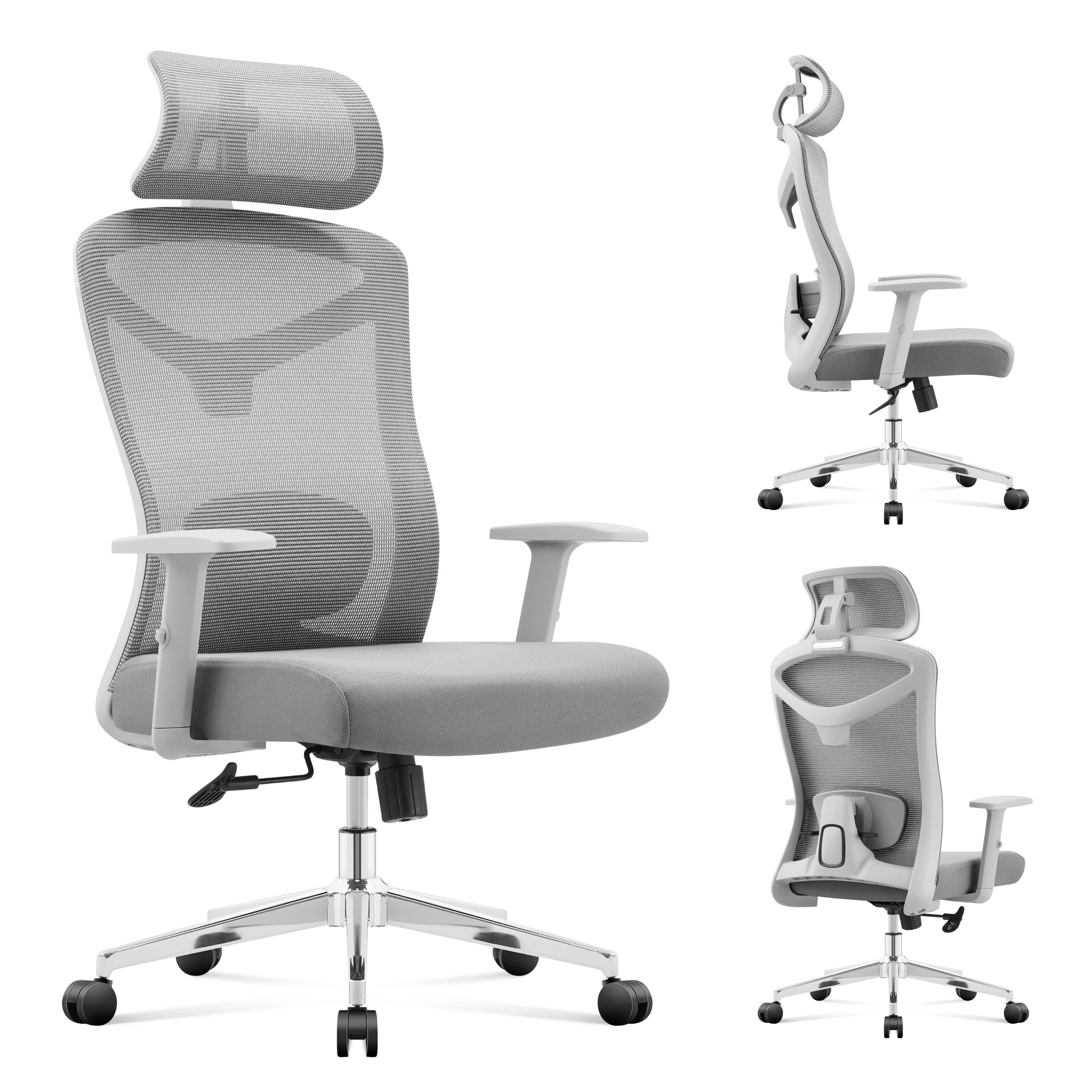 Fotel ergonomiczny biurowy Mark Adler Manager 2.6 Grey - Image 11