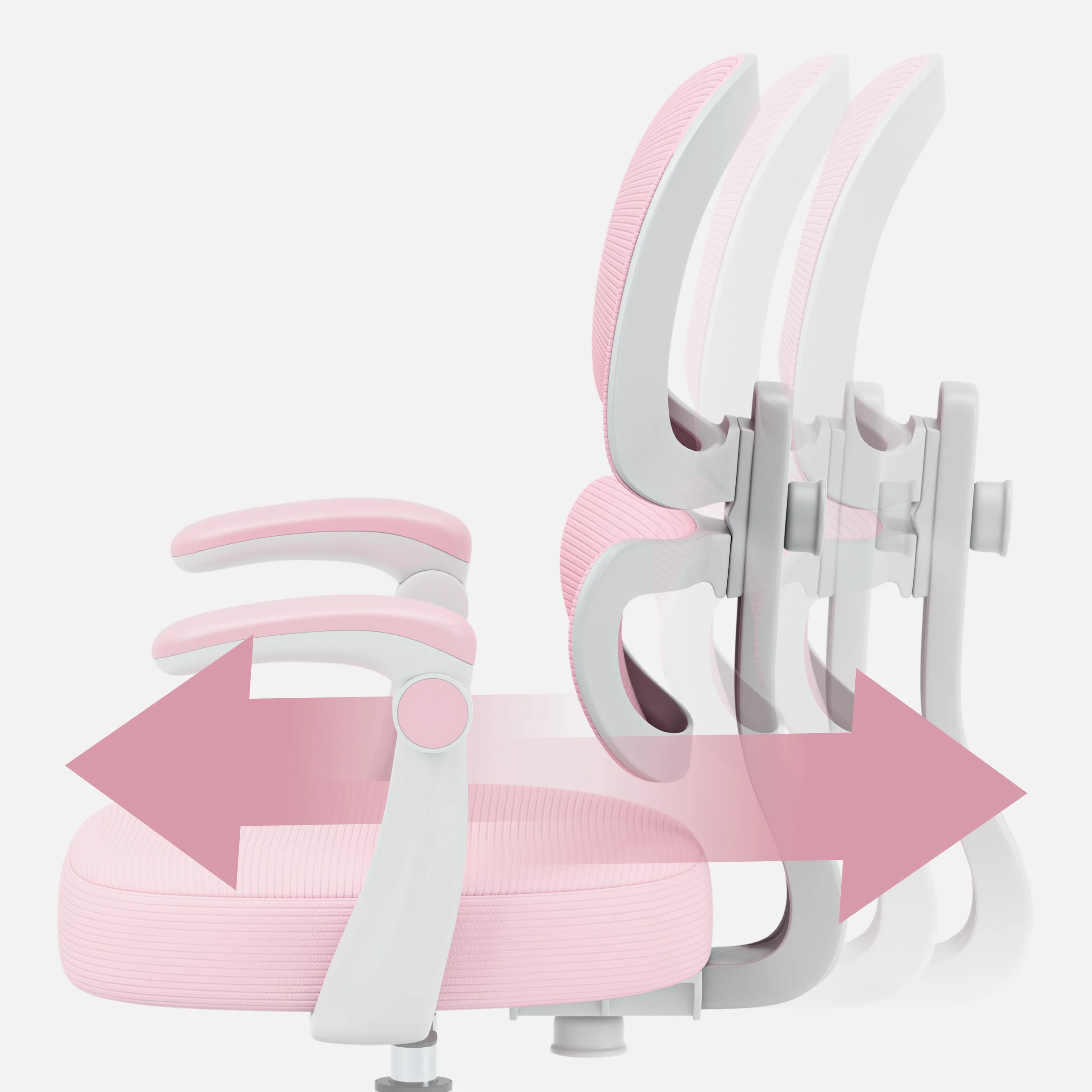 Ergonomischer Kinderstuhl Mark Adler Junior 4.4 Pink - Image 5