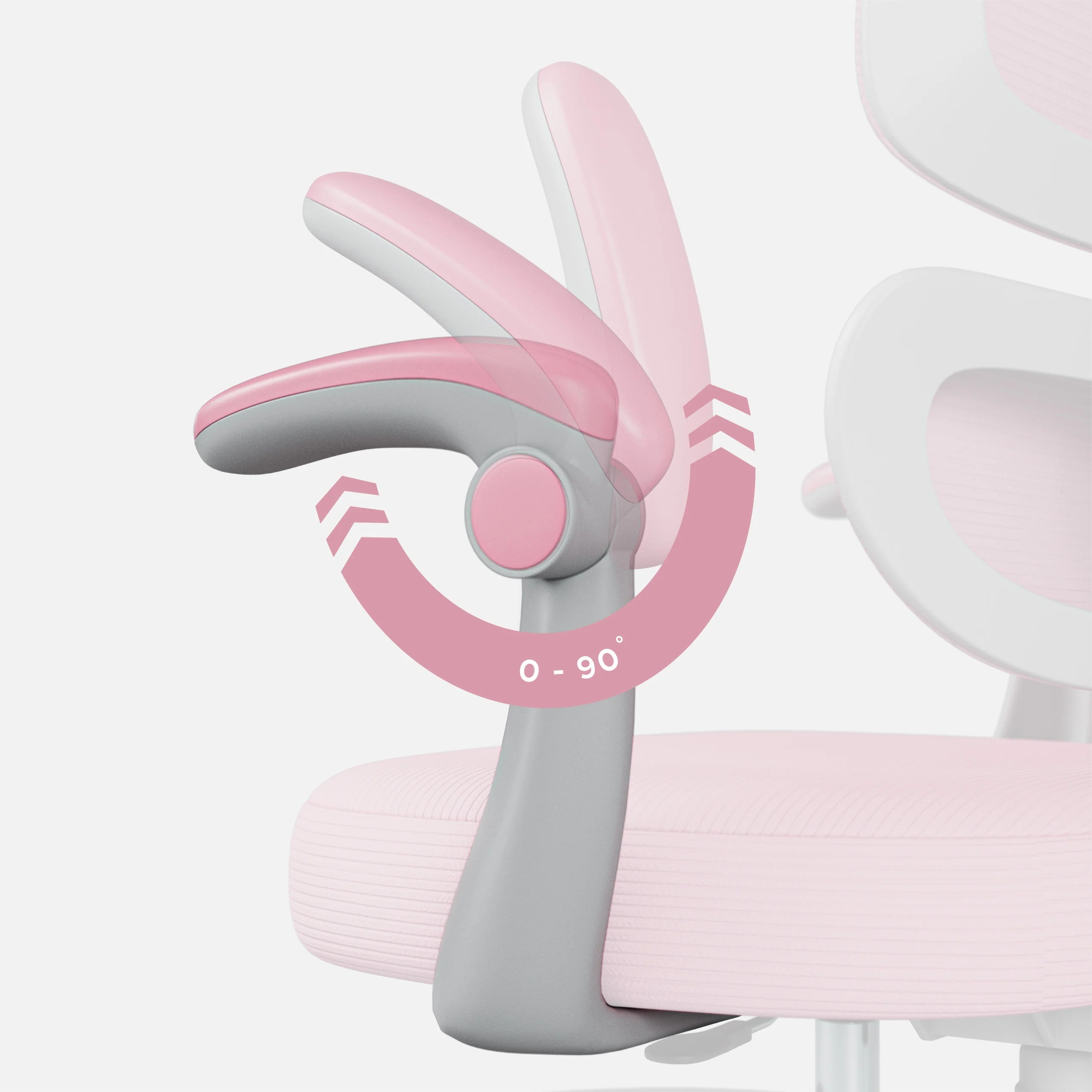 Ergonomischer Kinderstuhl Mark Adler Junior 4.4 Pink - Image 8