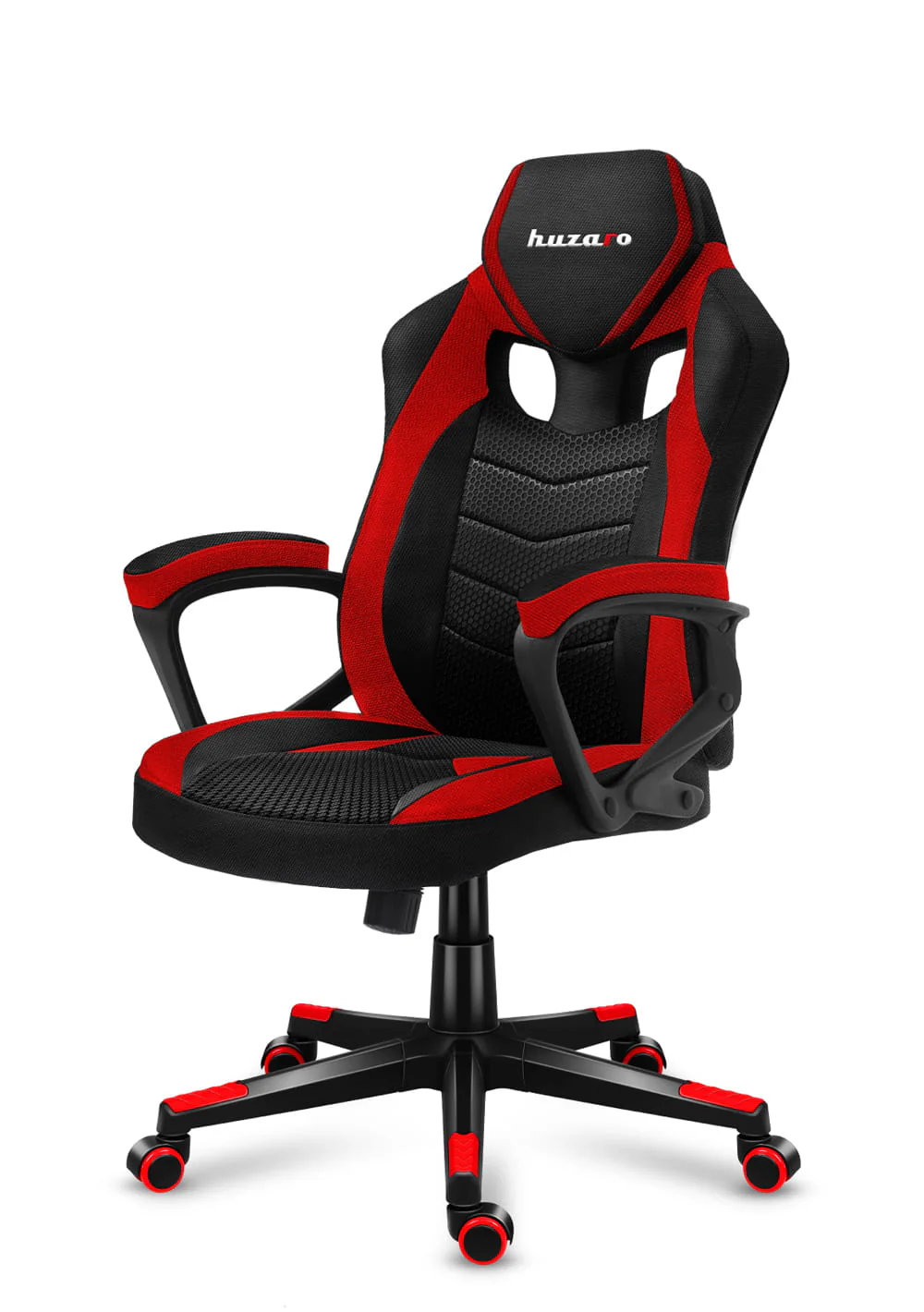 Fotel Gamingowy HUZARO FORCE 2.5 Red Mesh OUTLET - Image 3