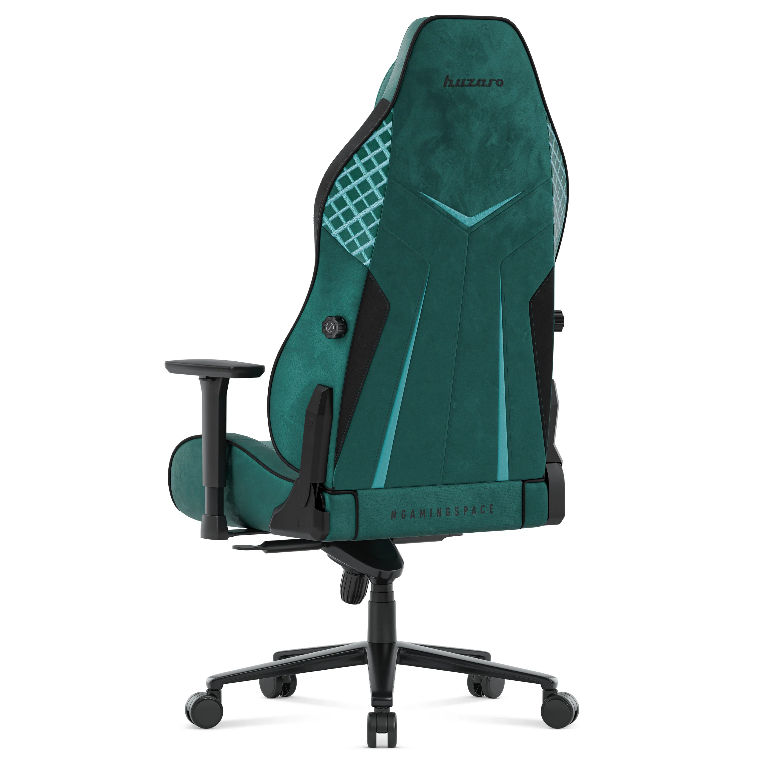 Fotel gamingowy zamszowy Huzaro Force 8.3 Green - Image 10