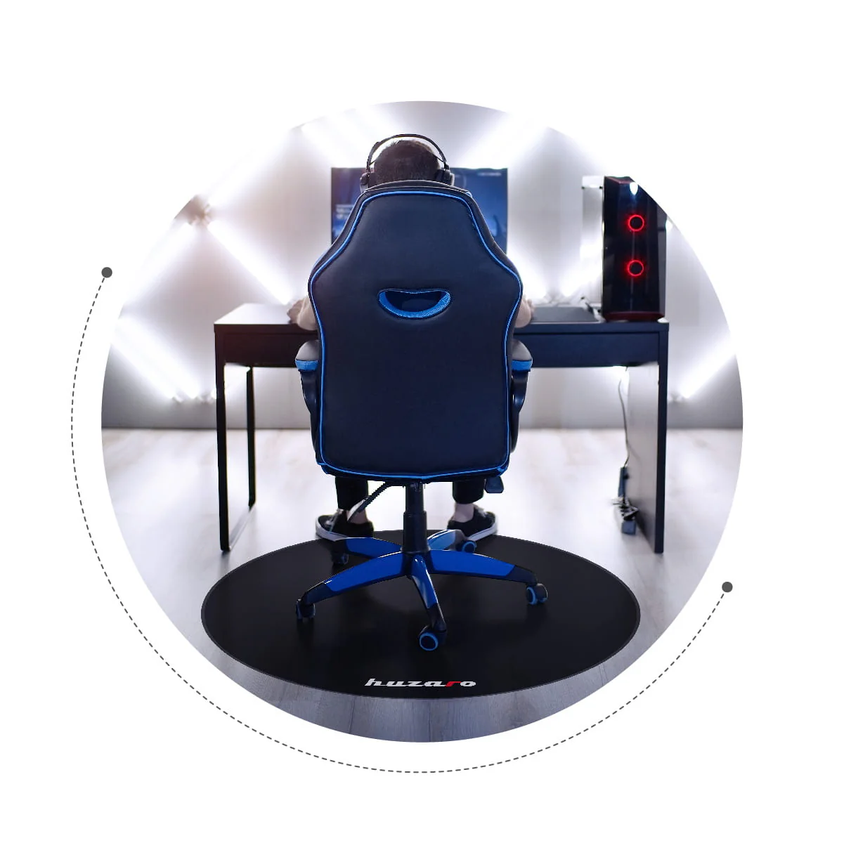 Gaming-Matte unter dem Sessel Huzaro FloorMat 3.0 - Image 9