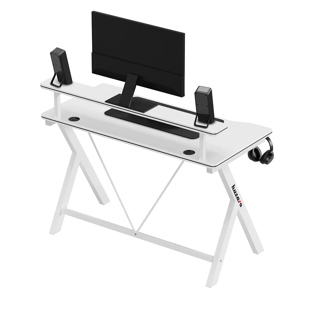 Gaming-Schreibtisch 120 cm Huzaro Hero 1.9 Weiß - Image 8