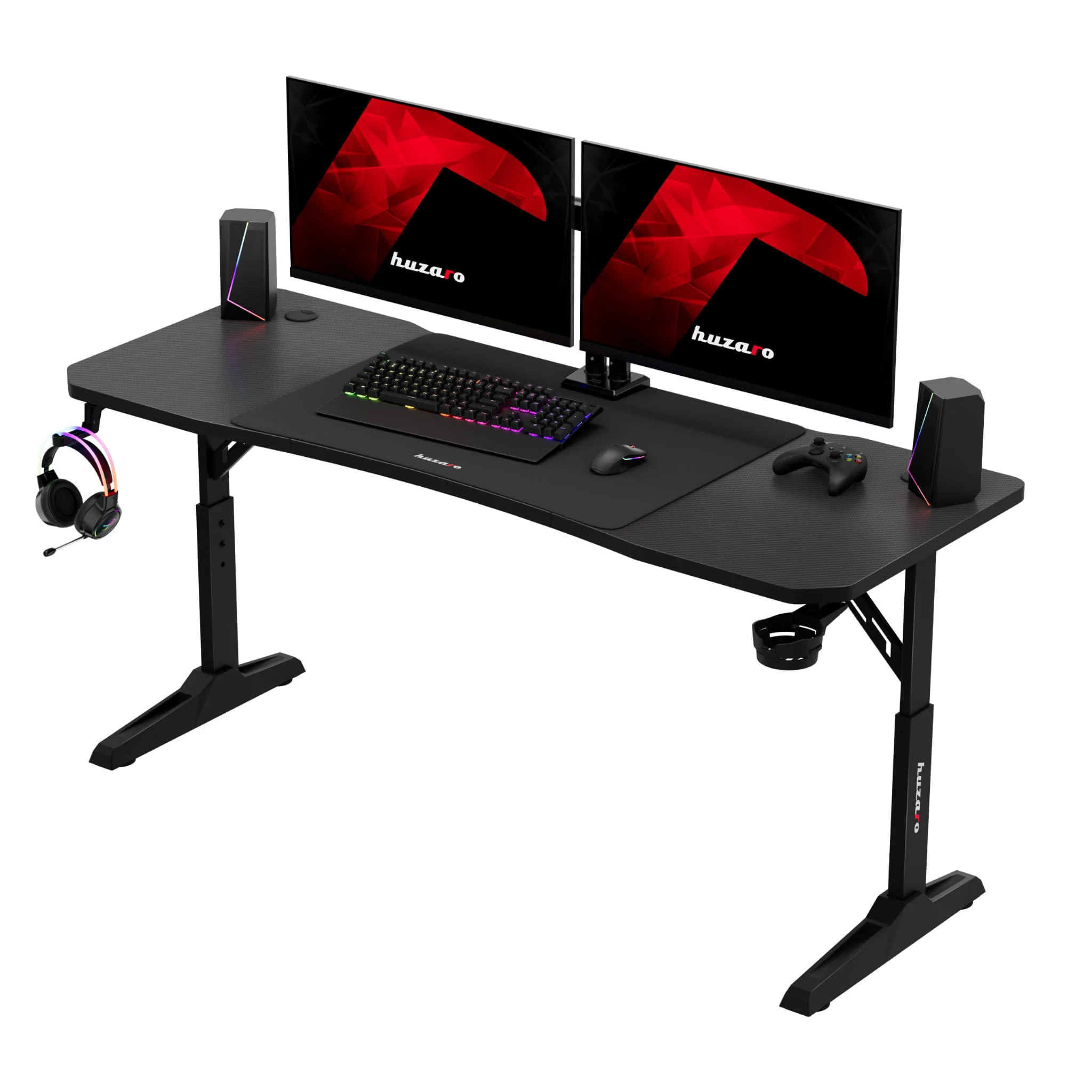 Gaming-Schreibtisch Huzaro Hero 4.6 Schwarz 160 cm - Image 13