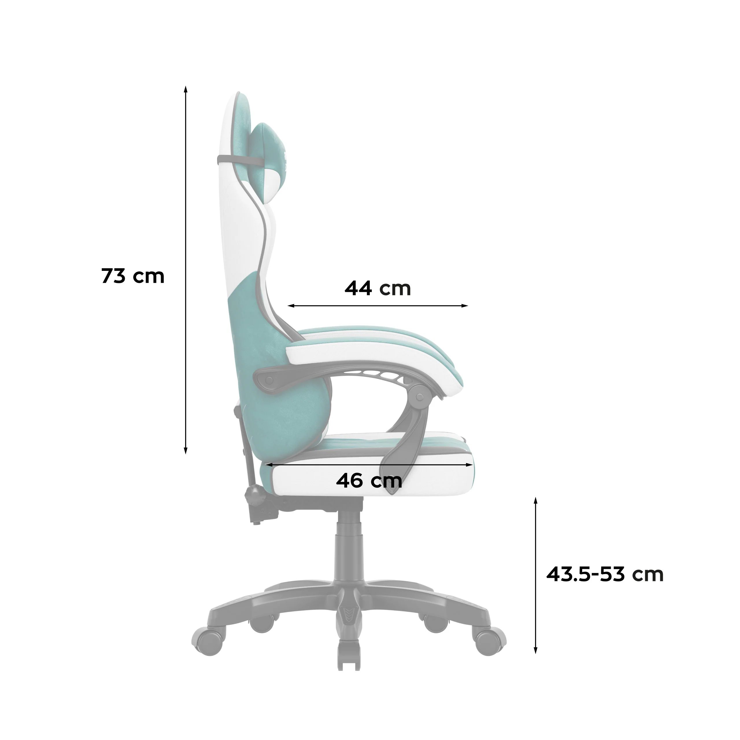Gaming-Sessel aus Velours Huzaro Force 2.7 Green - Image 15