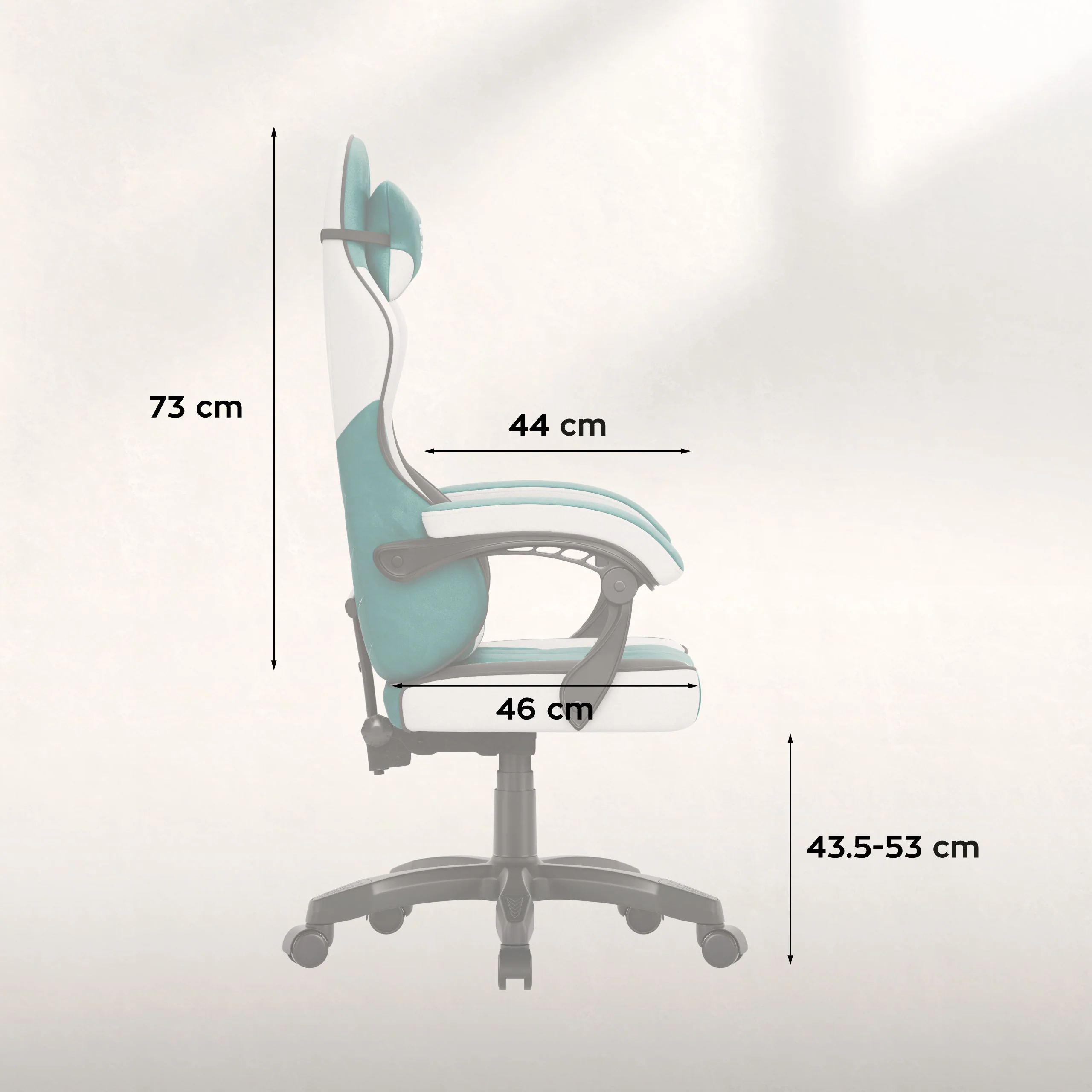 Gaming-Sessel aus Velours Huzaro Force 2.7 Green - Image 16