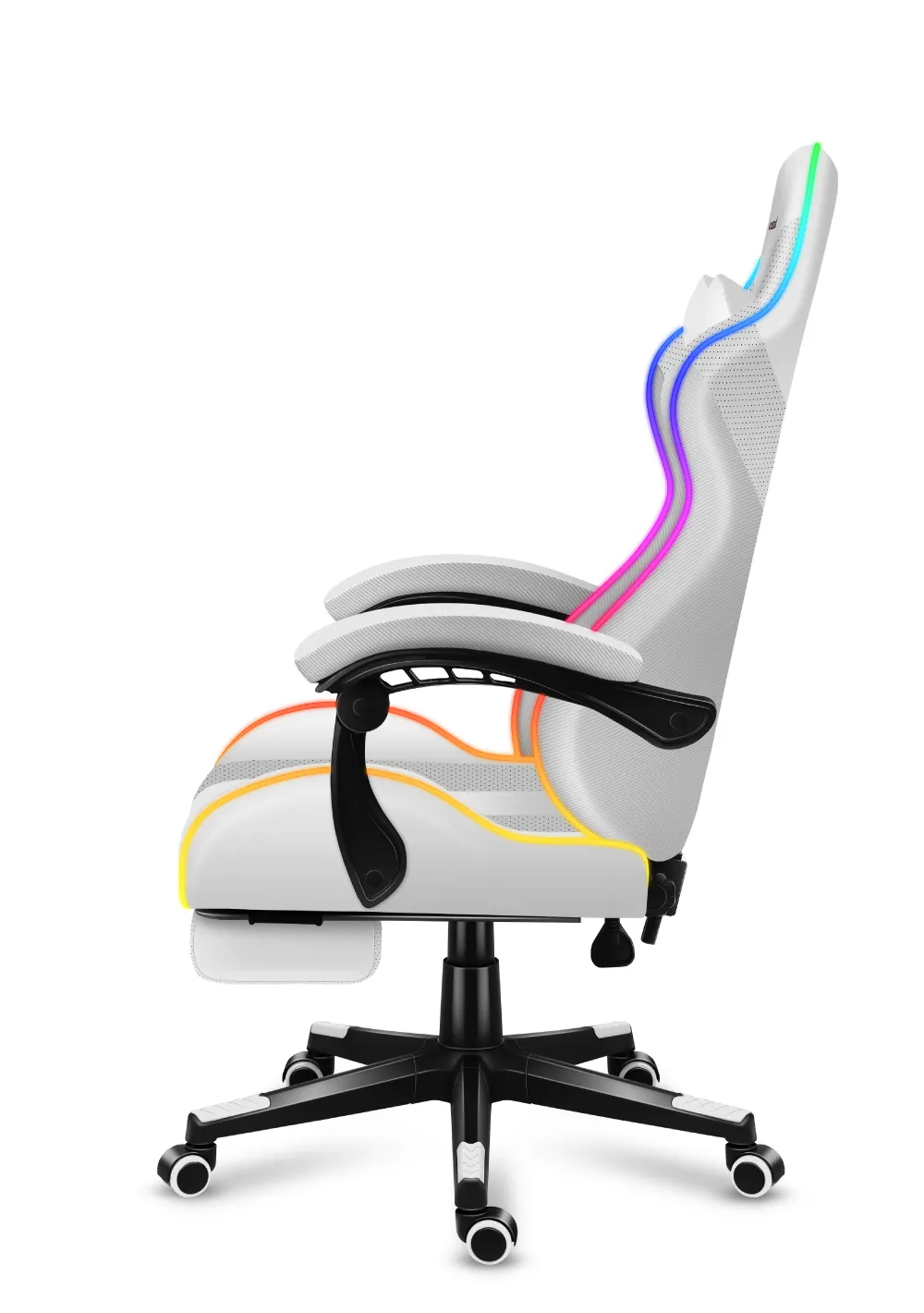 HUZARO Force 4.7 Weißer RGB-Gaming-Stuhl - Image 10
