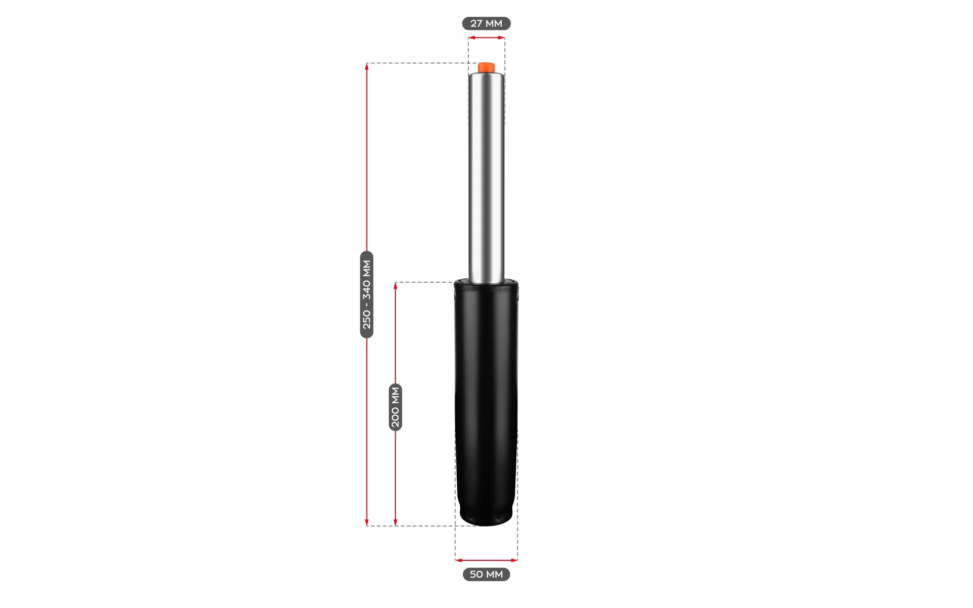 Universal-Gasdruckzylinder für Drehstühle - Image 8