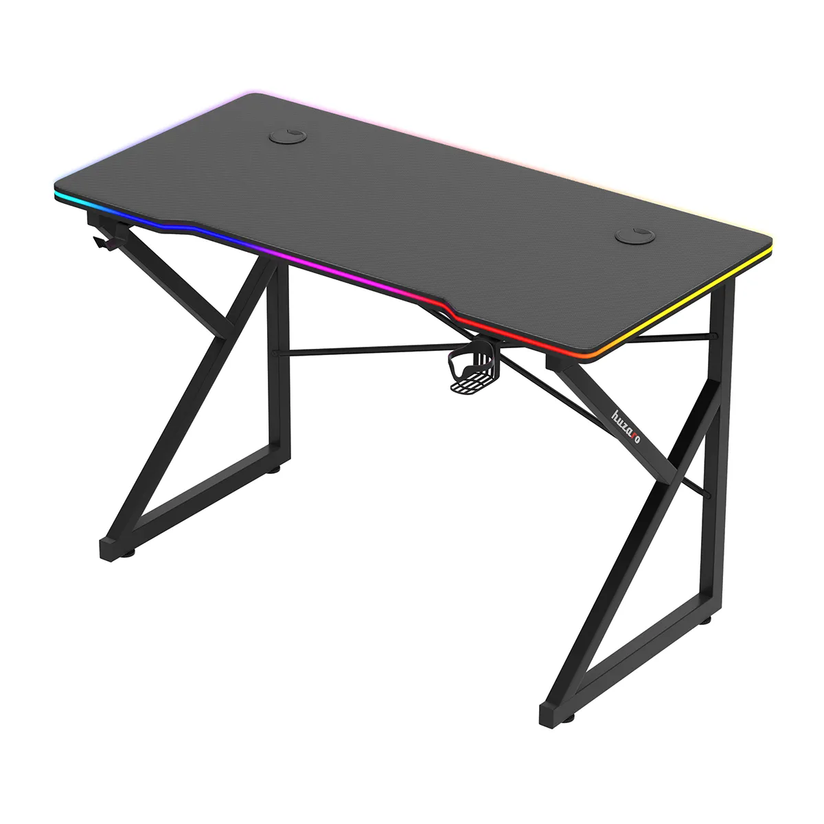 Huzaro Hero 1.7 RGB LED Gaming-Tisch Schwarz - Image 2