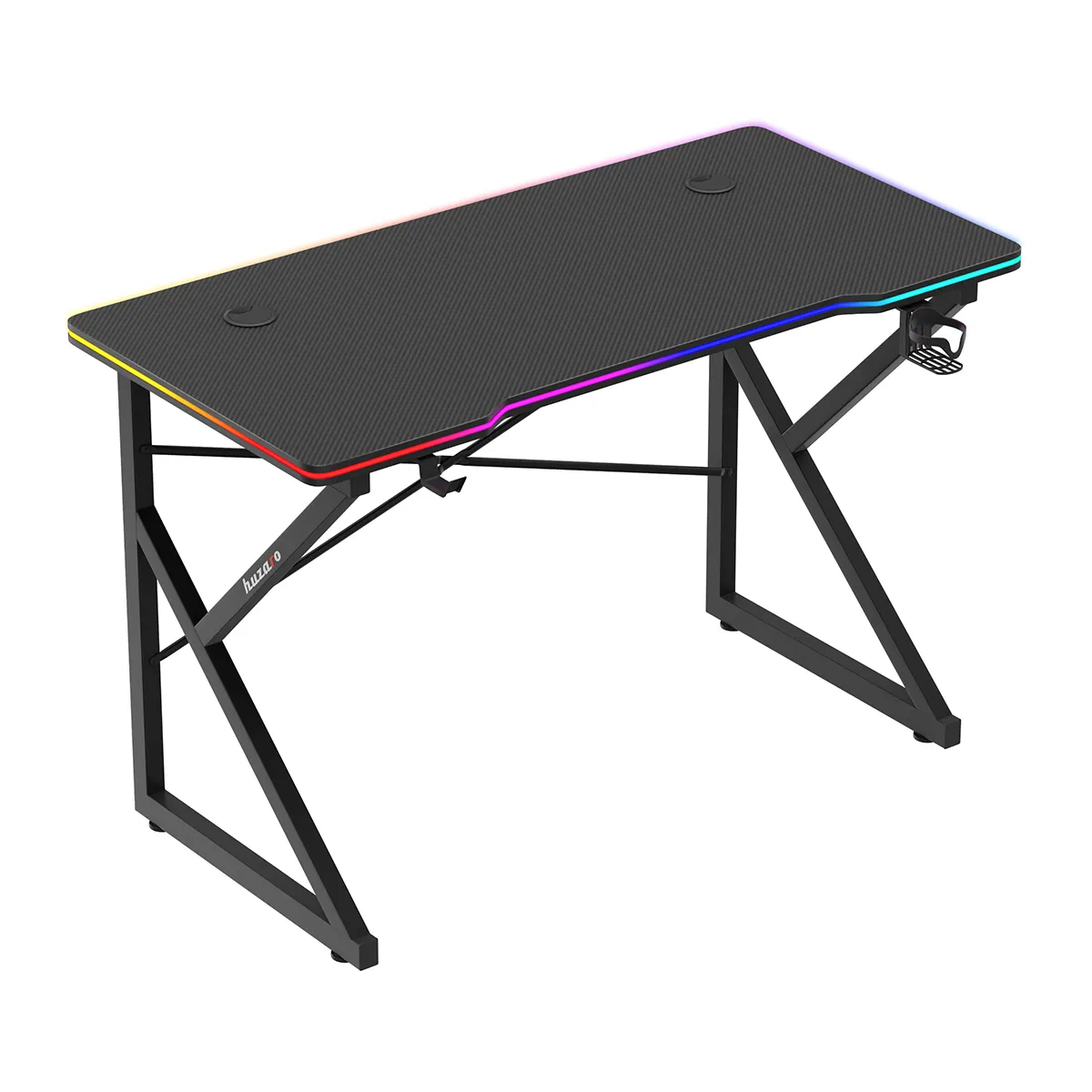 Huzaro Hero 1.7 RGB LED Gaming-Tisch Schwarz - Image 3