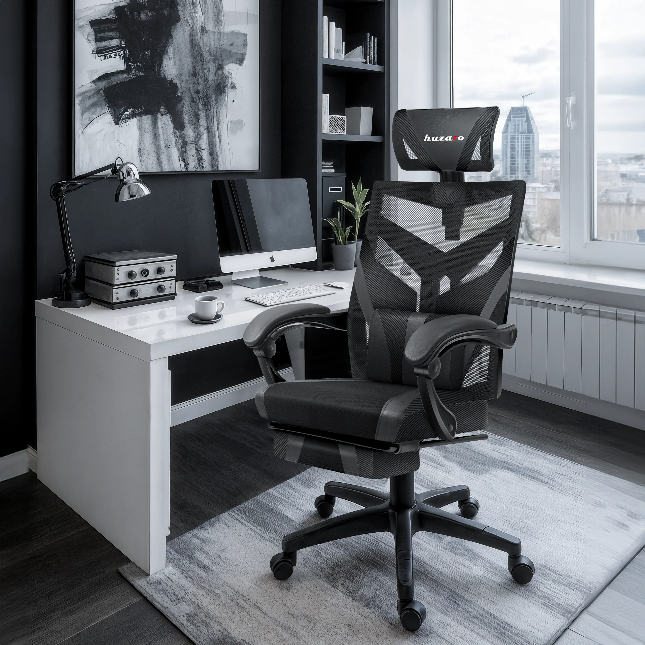 HUZARO COMBAT 5.0 Gaming-Stuhl Schwarz - Image 4