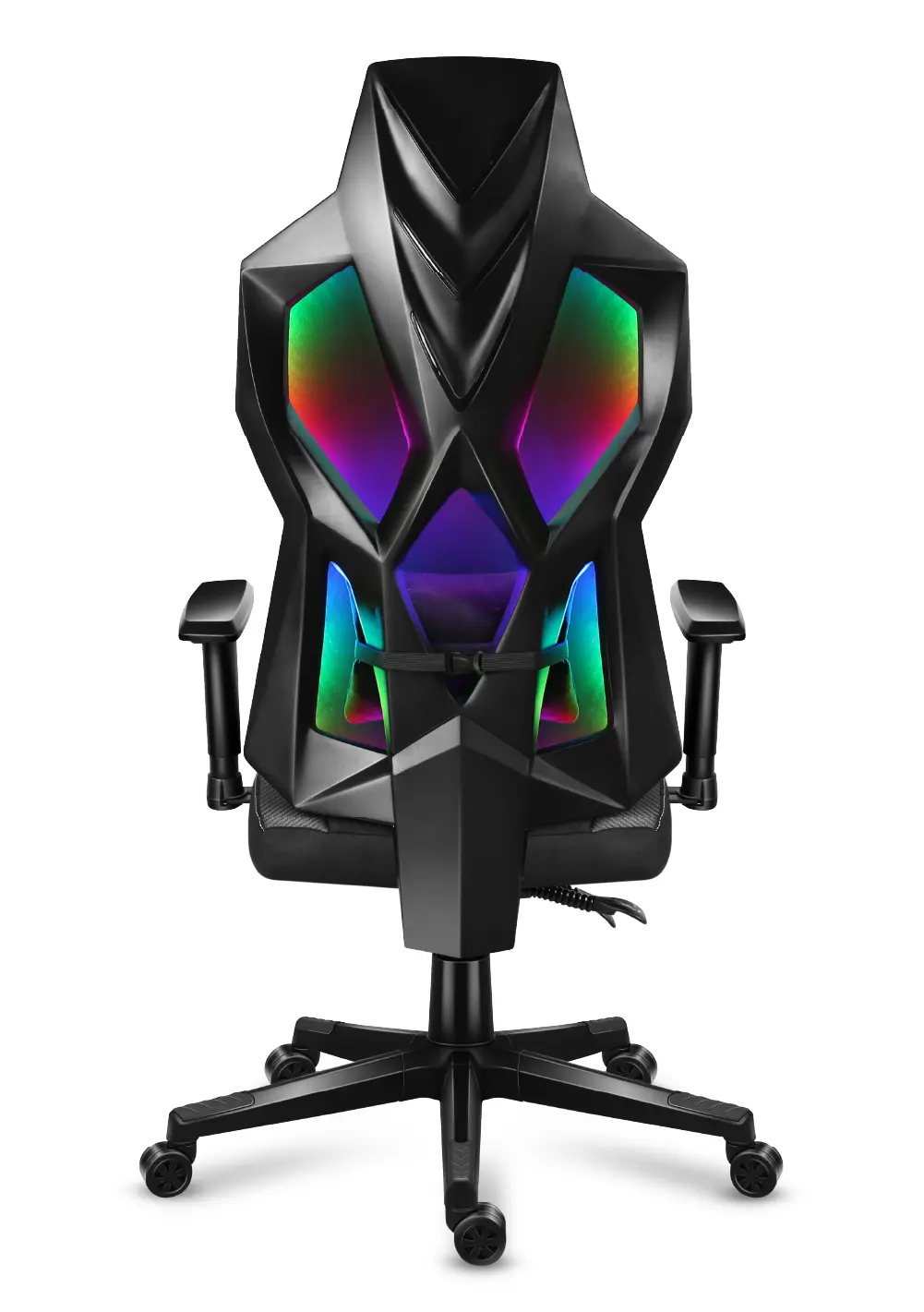HUZARO Combat 6.2 Schwarzer RGB LED Gaming-Stuhl - Image 11