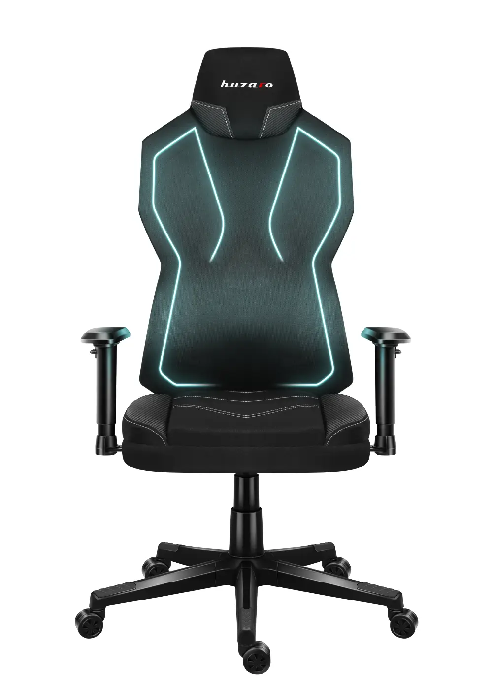 HUZARO Combat 6.2 Schwarzer RGB LED Gaming-Stuhl - Image 16