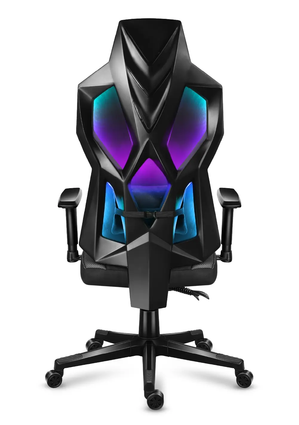 HUZARO Combat 6.2 Schwarzer RGB LED Gaming-Stuhl - Image 17