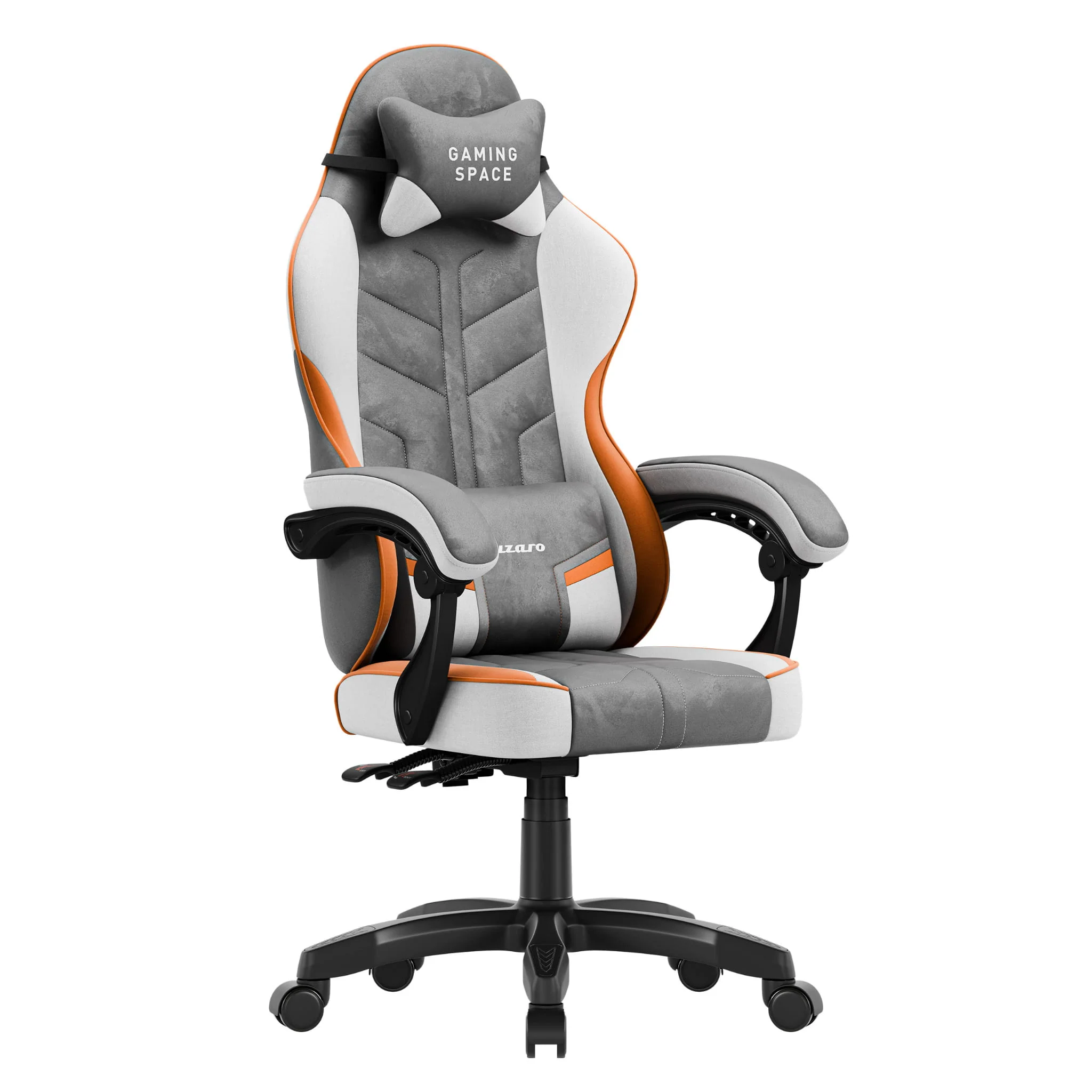 Huzaro Force 2.7 Gaming-Stuhl aus grauem Samt
