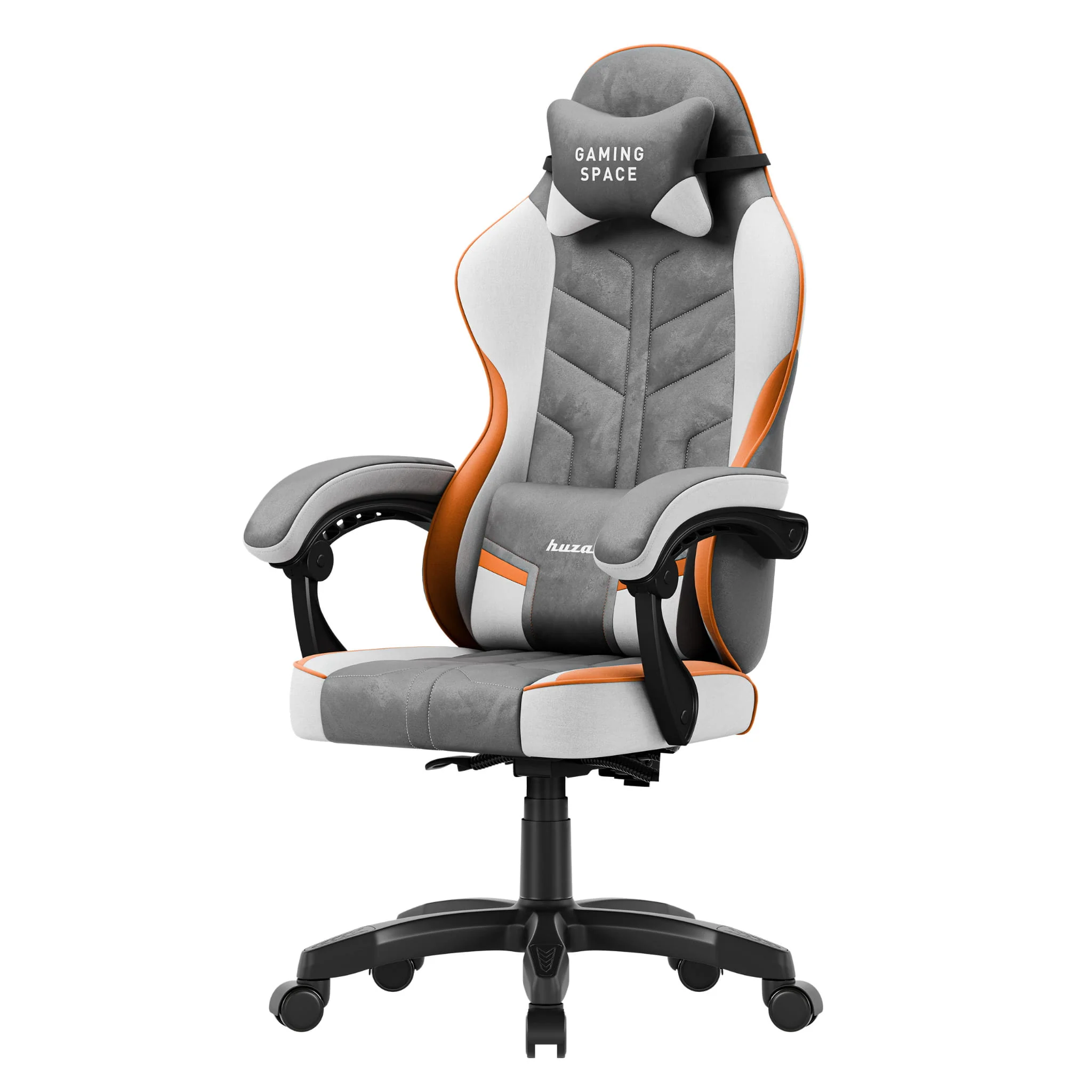 Huzaro Force 2.7 Gaming-Stuhl aus grauem Samt - Image 10