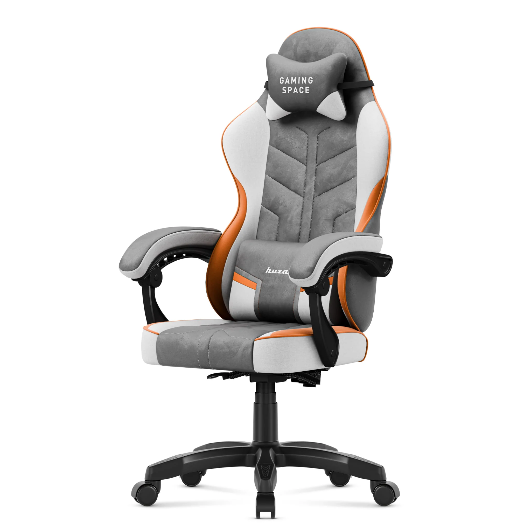 Huzaro Force 2.7 Gaming-Stuhl aus grauem Samt - Image 11