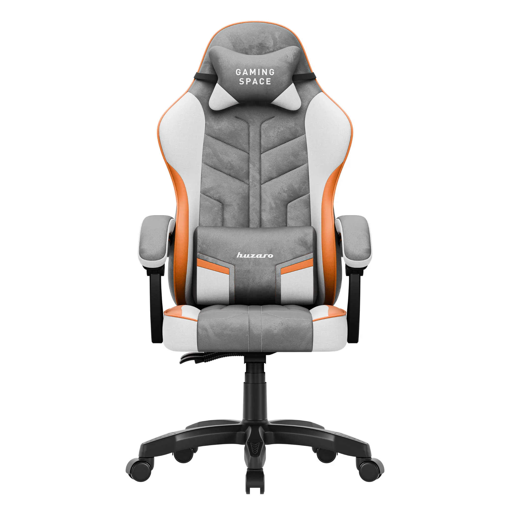 Huzaro Force 2.7 Gaming-Stuhl aus grauem Samt - Image 2