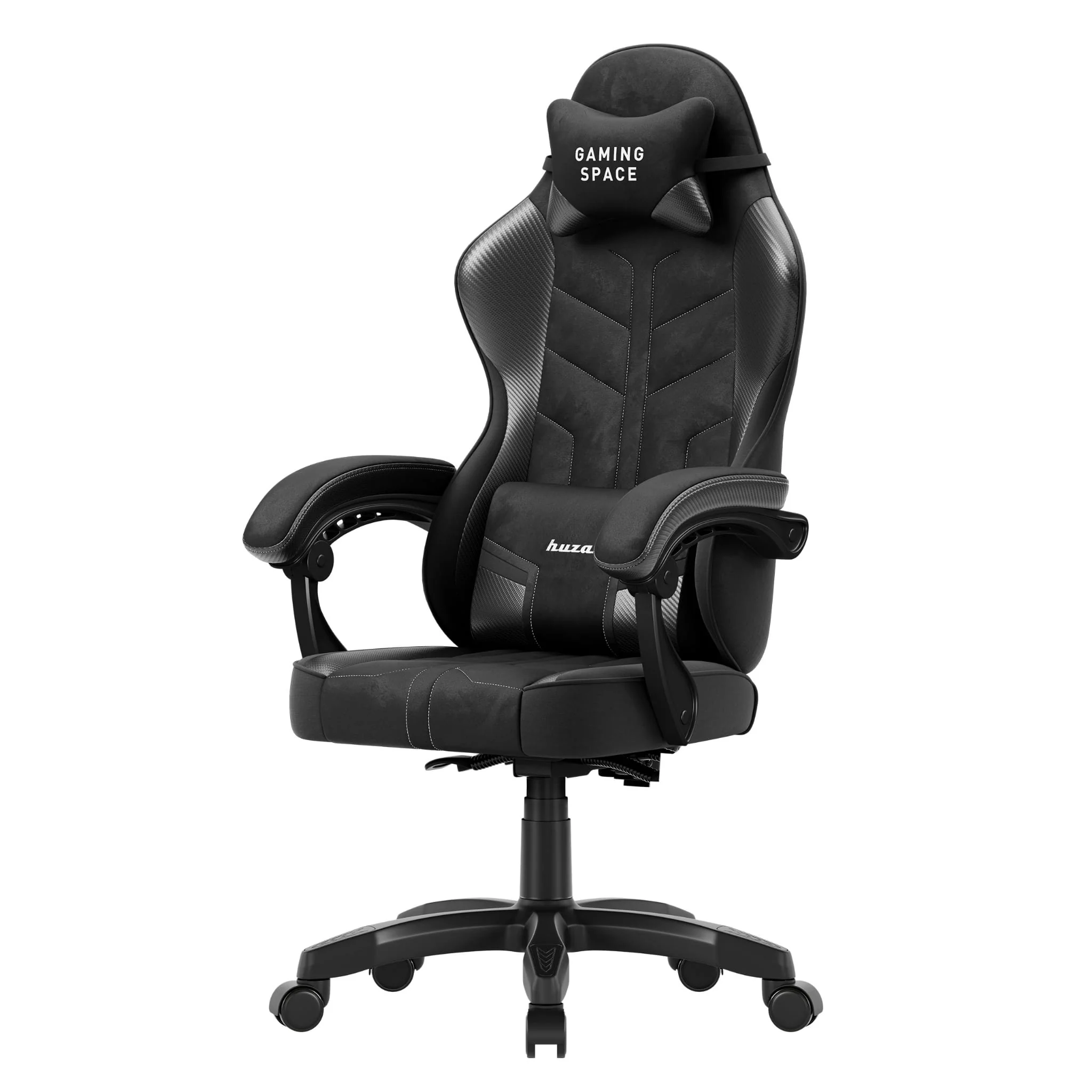 Huzaro Force 2.7 Gaming-Stuhl aus schwarzem Carbon-Samt - Image 8