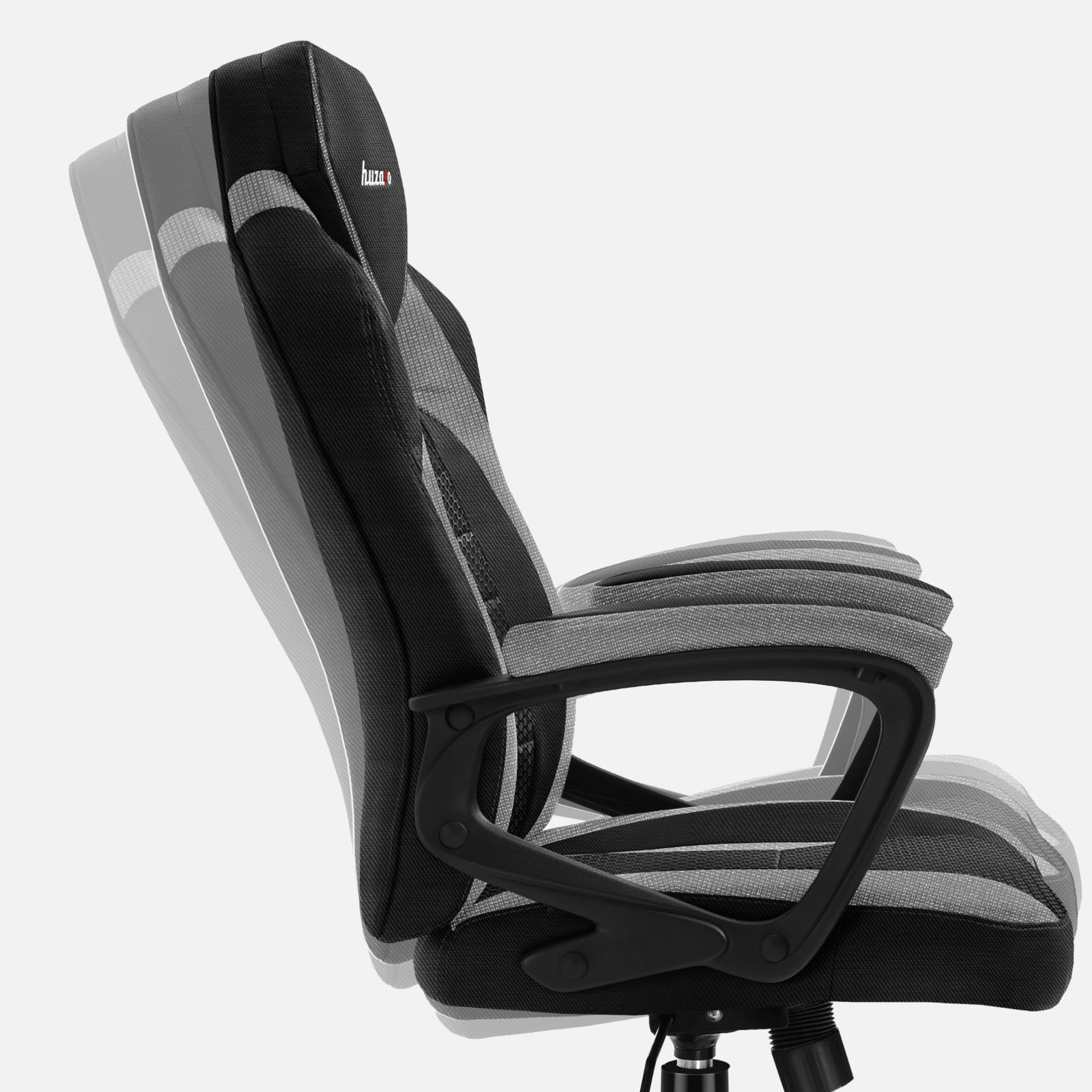 HUZARO FORCE 2.5 Grau Mesh Gaming-Stuhl - Image 8